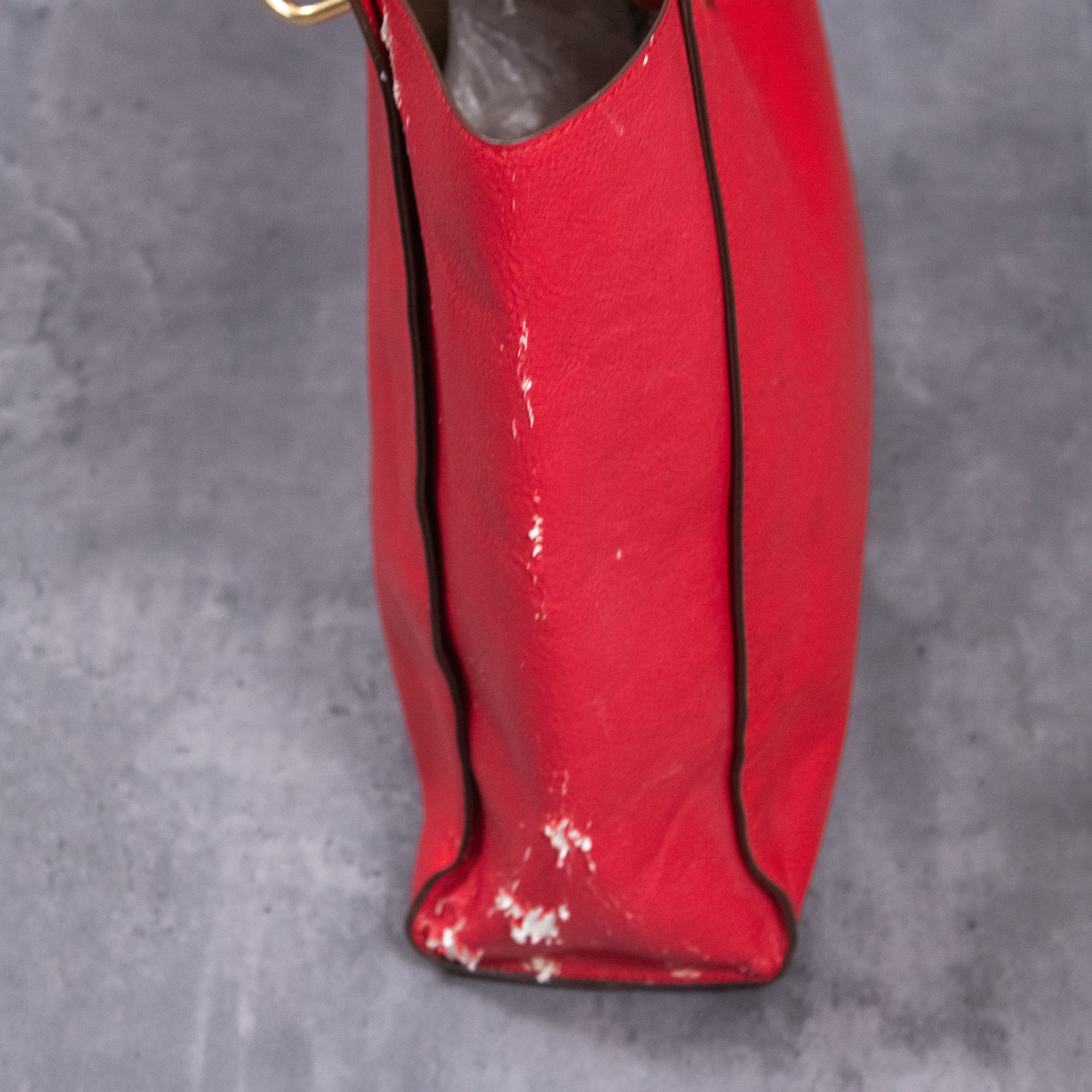 Polo Ralph Lauren Lauren Ralph Lauren Red Leather Tote Bag Size ONE SIZE - 2 Thumbnail