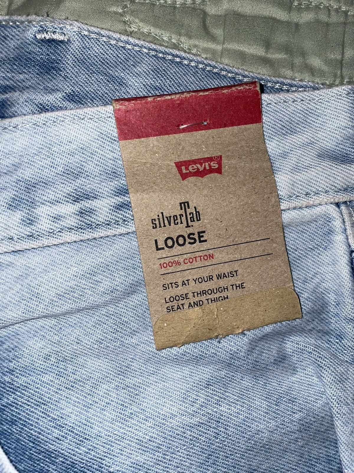 Levi's Levi’s Silvertab Loose Jeans Light Wash Brand New 38x30 Size US 38 / EU 54 - 4 Thumbnail