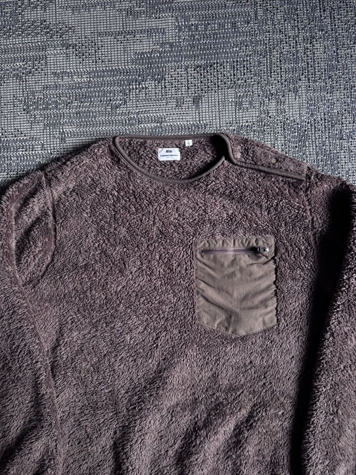 Engineered Garments × Uniqlo Engineered Garments NY & Uniqlo Teddy Fleece Sweater Size US M / EU 48-50 / 2 - 3 Thumbnail