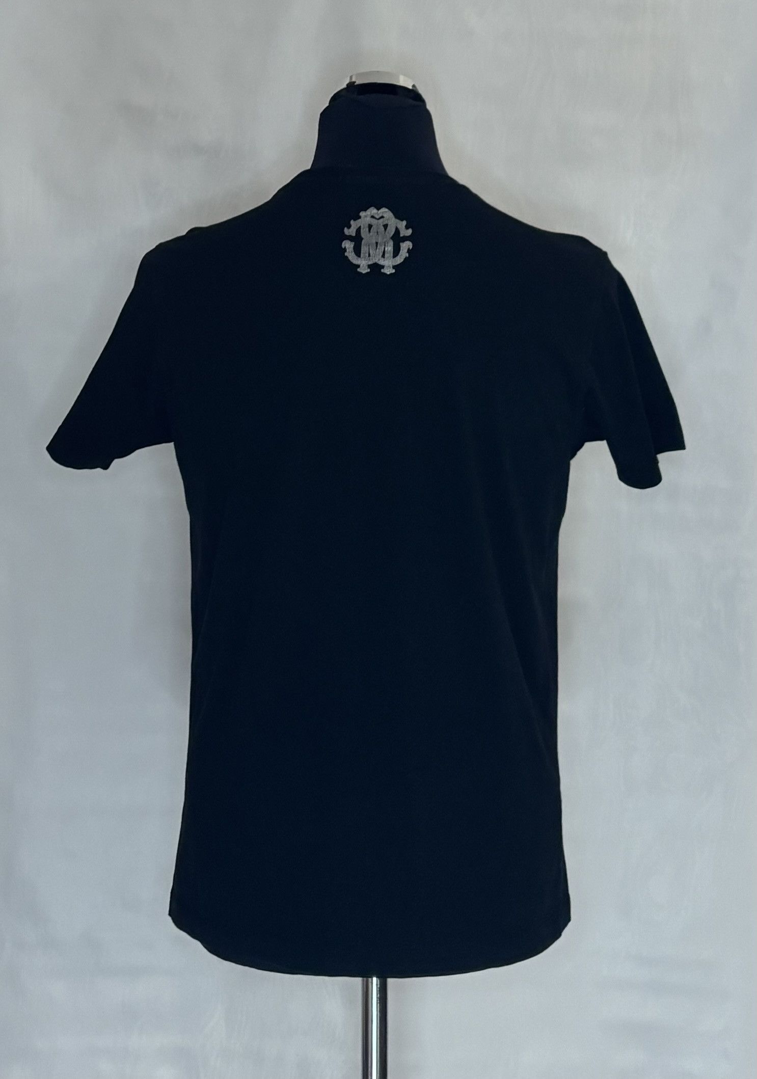 Roberto Cavalli Roberto Cavalli T-shirt Black Firenze Logo Size US M / EU 48-50 / 2 - 2 Thumbnail