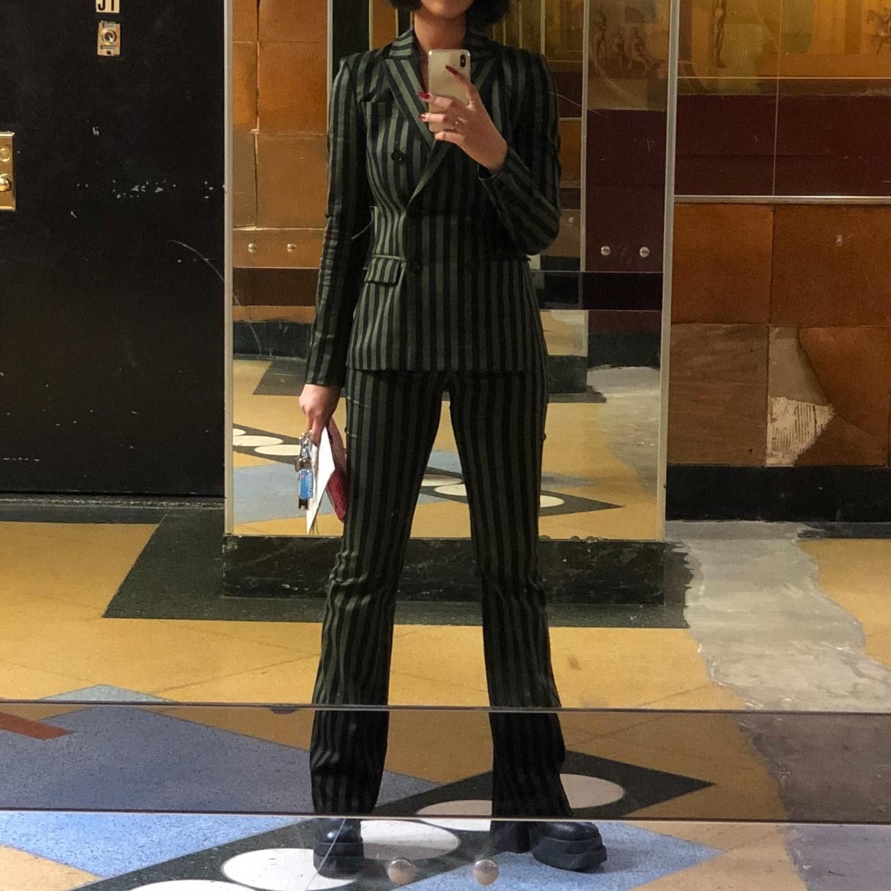 Altuzarra Altuzarra PF18 Pantsuit in 'Pine' Size XS / US 0-2 / IT 36-38 - 1 Thumbnail