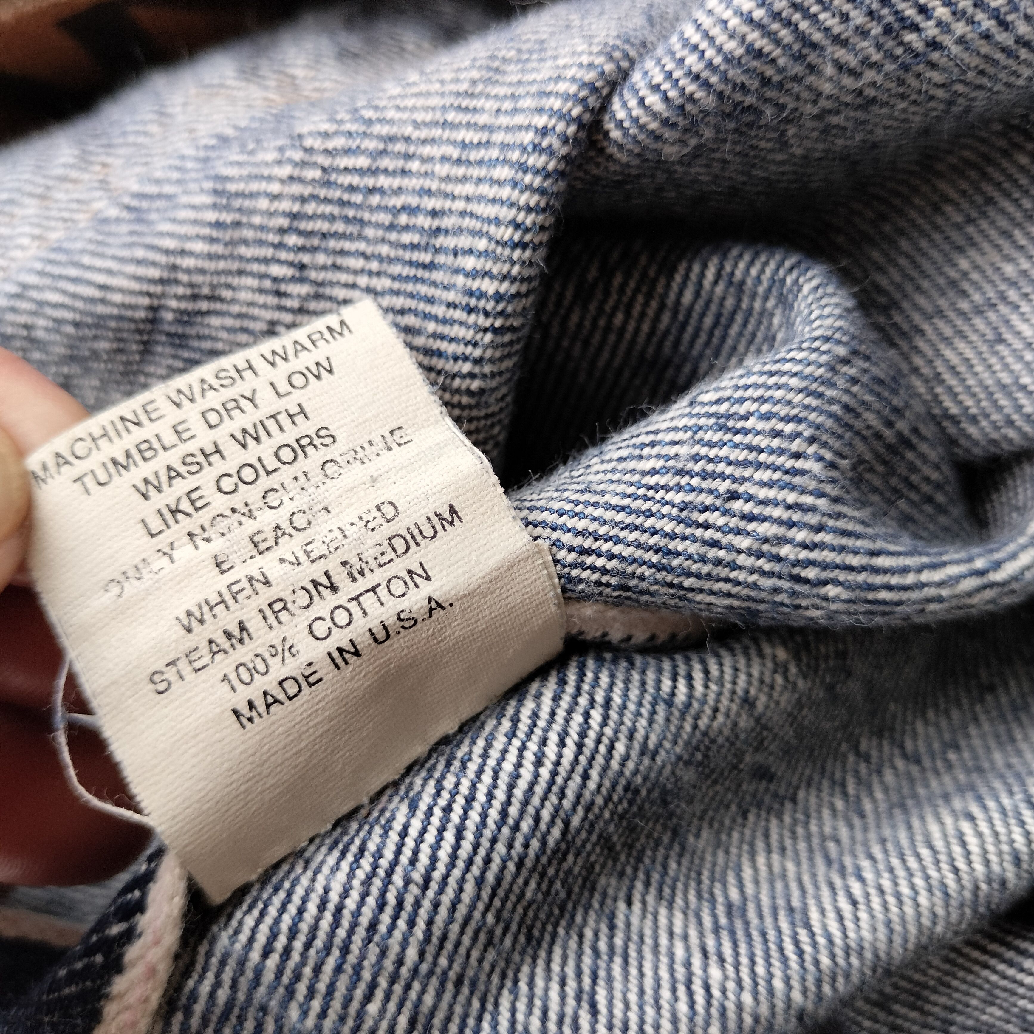 RRL Ralph Lauren Vintage double RL selvedge denim Size US 31 - 13 Thumbnail