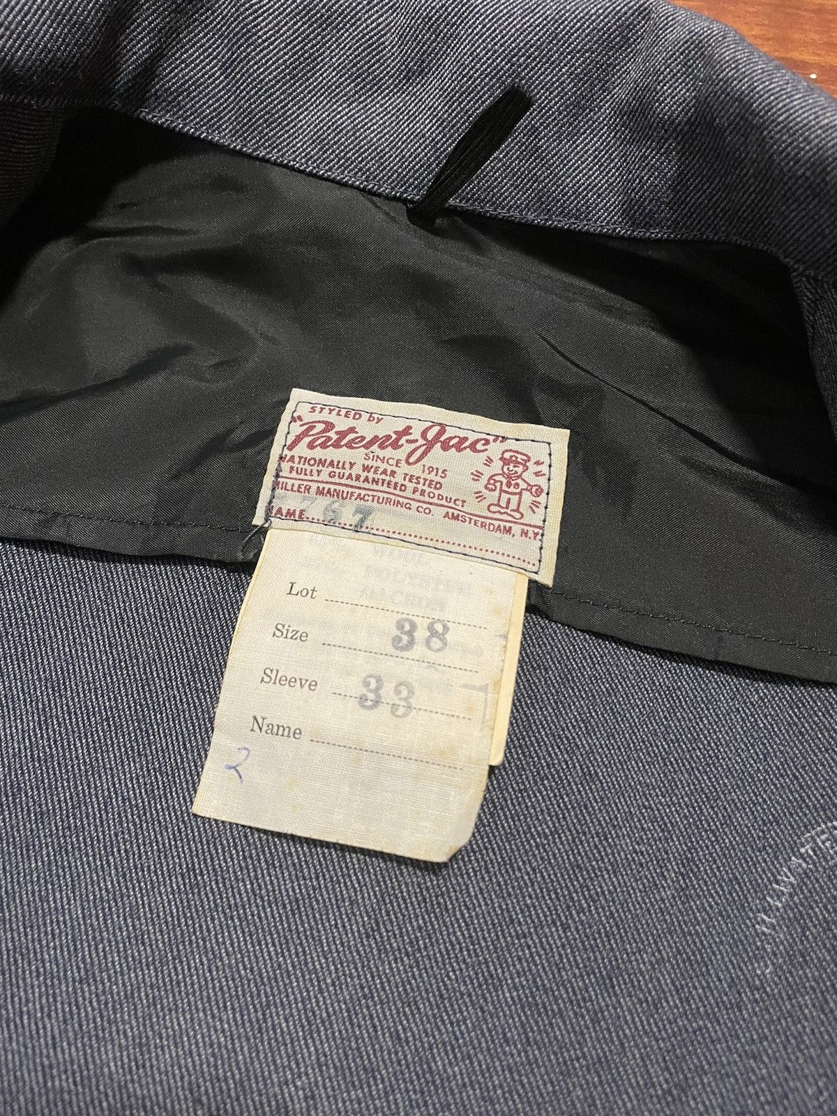 Vintage Vintage 50s Patent Jac Whipcord Jacket Size US L / EU 52-54 / 3 - 4 Thumbnail