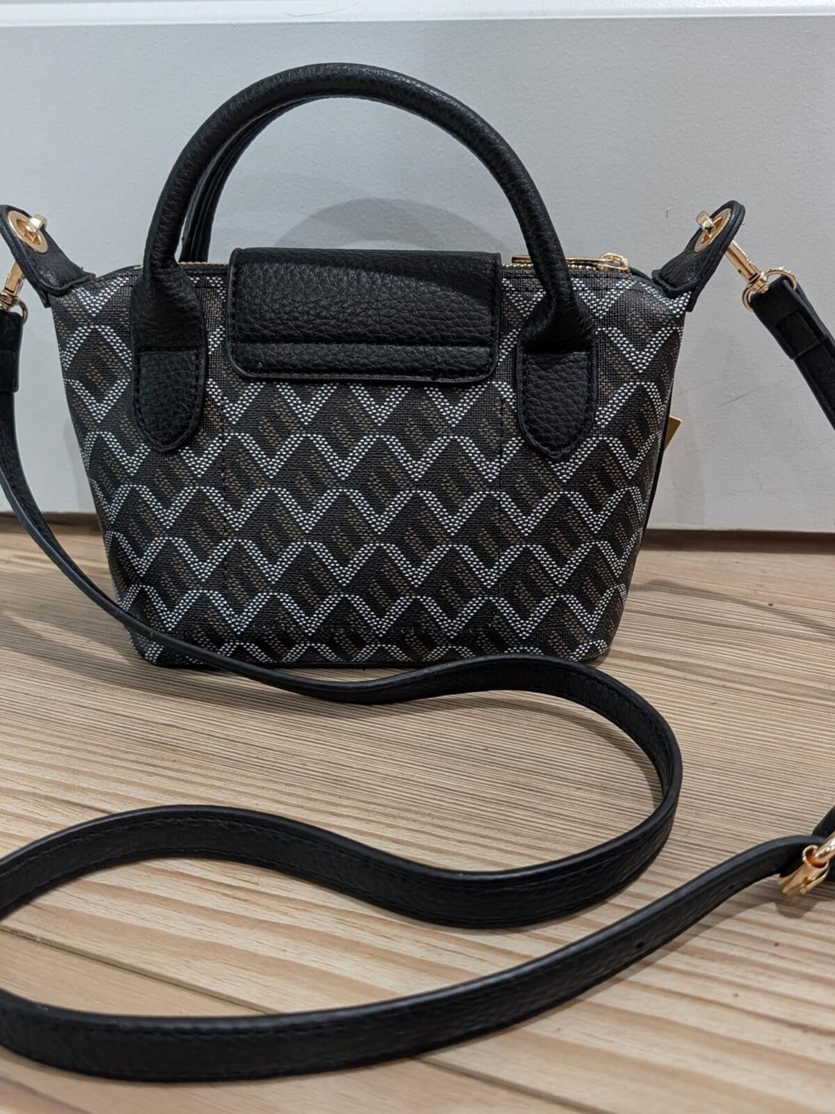 Other Black Patterned Mini Satchel Crossbody Bag Size ONE SIZE - 5 Thumbnail