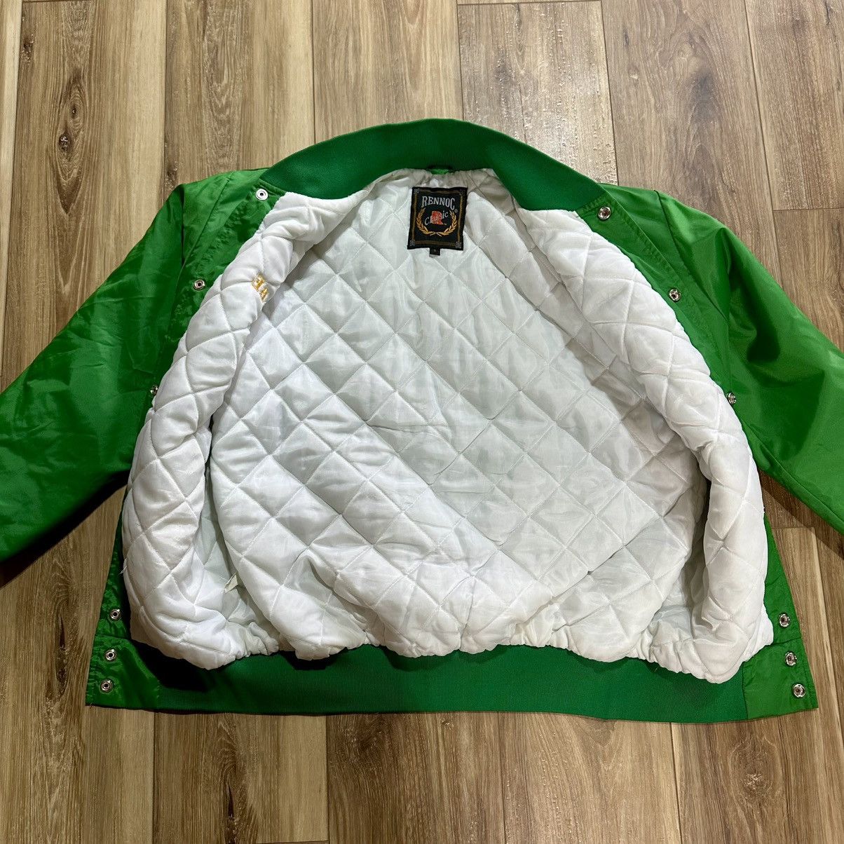 Vintage Vintage Rennoc Varsity Bomber Jacket, Troy Cowboys Football Size US S / EU 44-46 / 1 - 6 Thumbnail