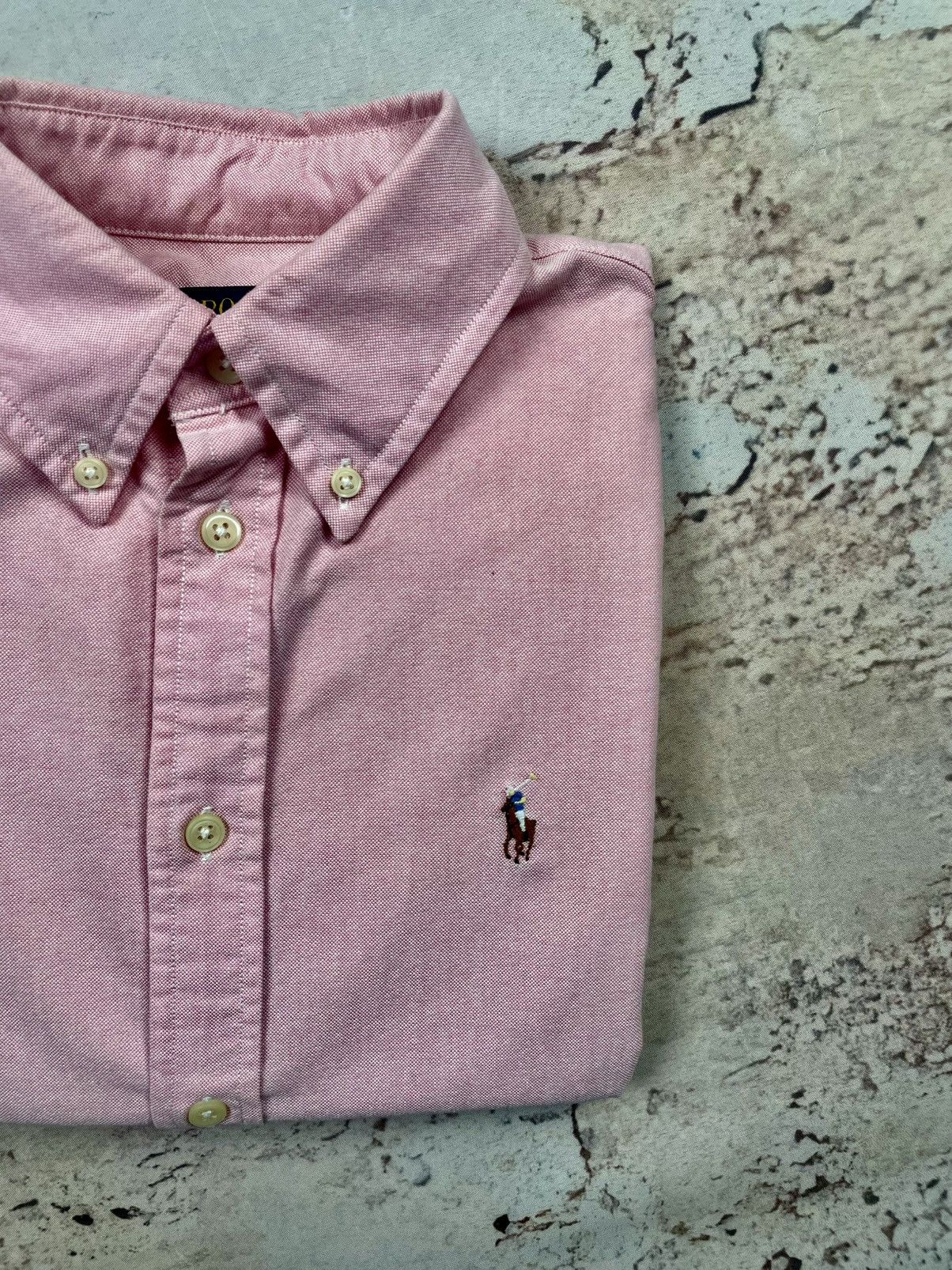 Polo Ralph Lauren Polo Ralph Lauren S Women’s Plain Light Pink Shirt Size S / US 4 / IT 40 - 1 Thumbnail