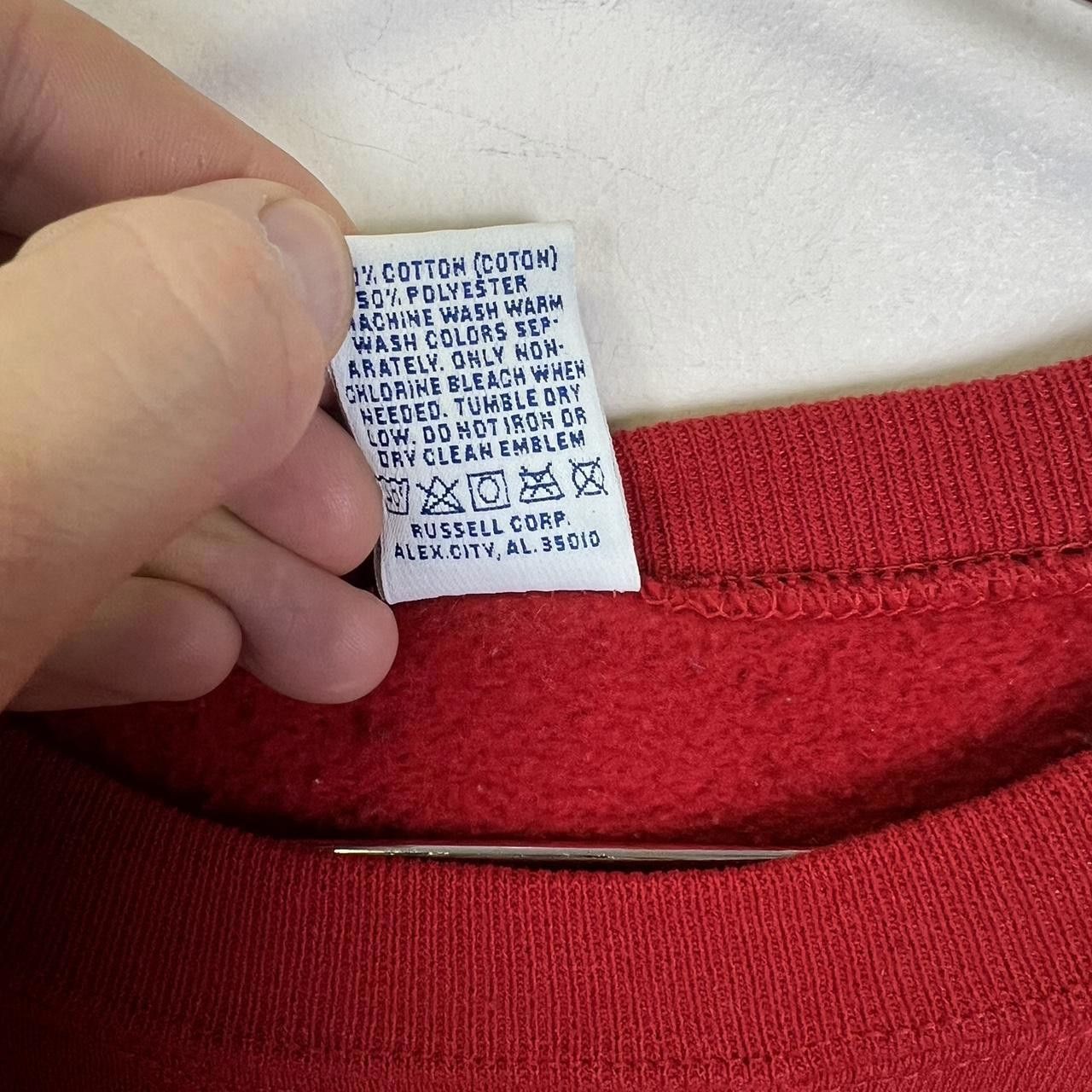 Russell Athletic Russell Athletic Red XL Sweatshirt Vintage Size US XL / EU 56 / 4 - 6 Thumbnail