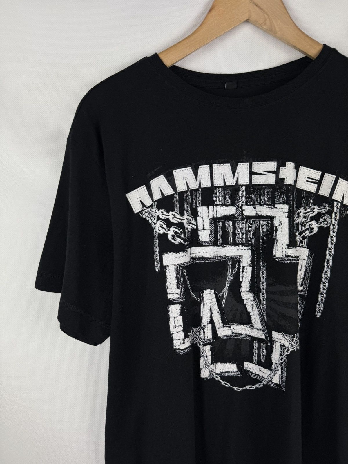 Band Tees Rammstein Graphic Print Short Sleeve Promo Band T Shirt Size US XL / EU 56 / 4 - 4 Thumbnail