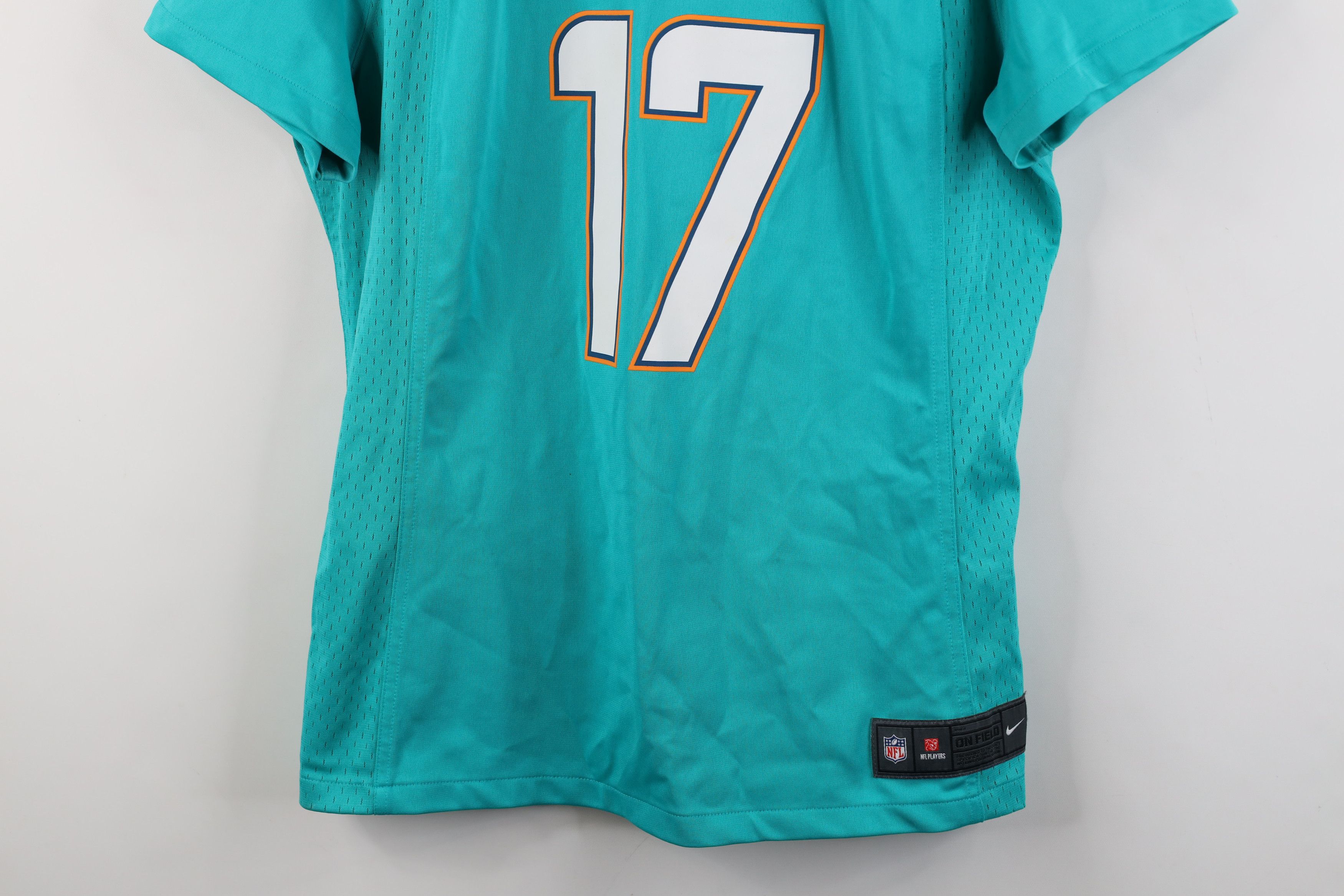Nike Nike On Field Miami Dolphins Football Jersey Teal #17 Size XL / US 12-14 / IT 48-50 - 3 Thumbnail