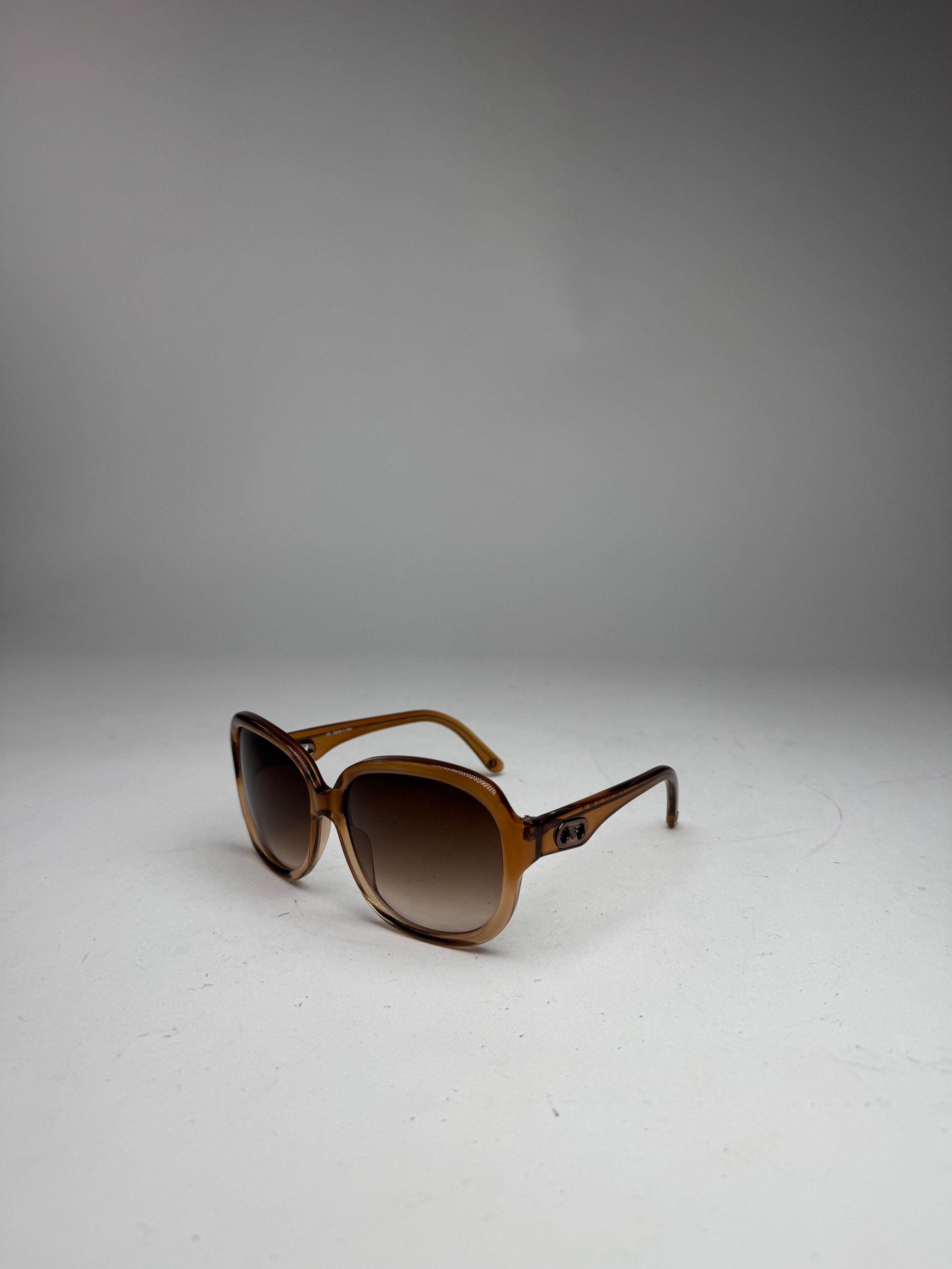 Celine Vintage Paris Overd sunglasses Brown Size ONE SIZE - 1 Thumbnail