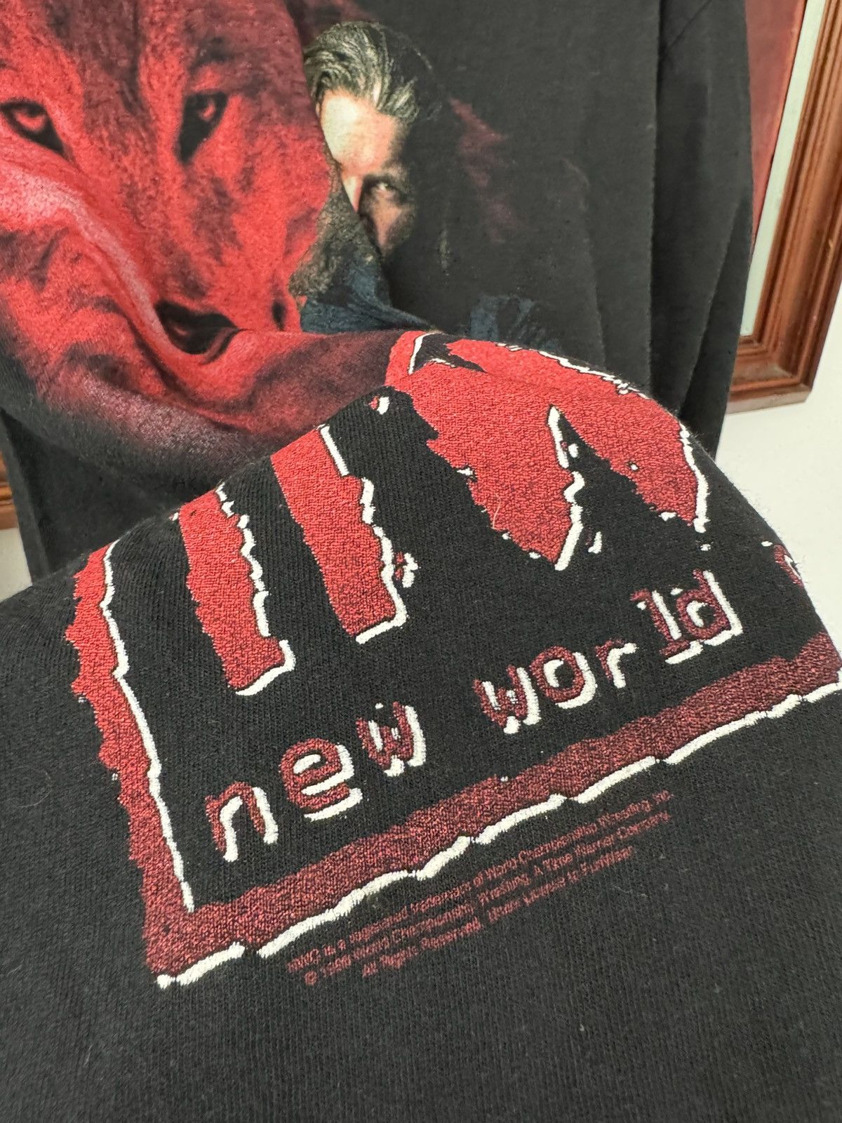 WWE Vintage 1998 Og WWE N.W.O Kevin Nash Wolf Pint Wrestling LS Size US L / EU 52-54 / 3 - 3 Thumbnail