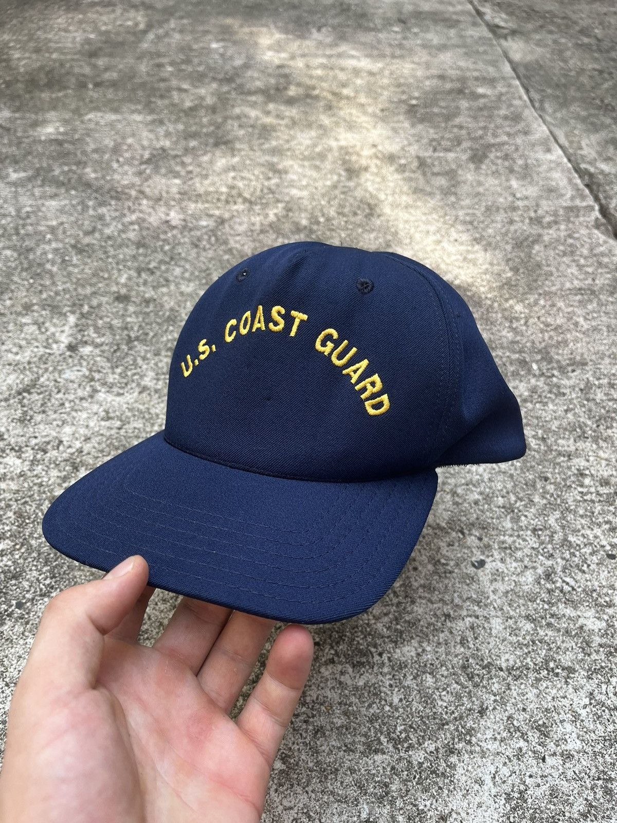 Other Vintage Coast Guard Indigo Trucker Hat Size ONE SIZE - 1 Thumbnail