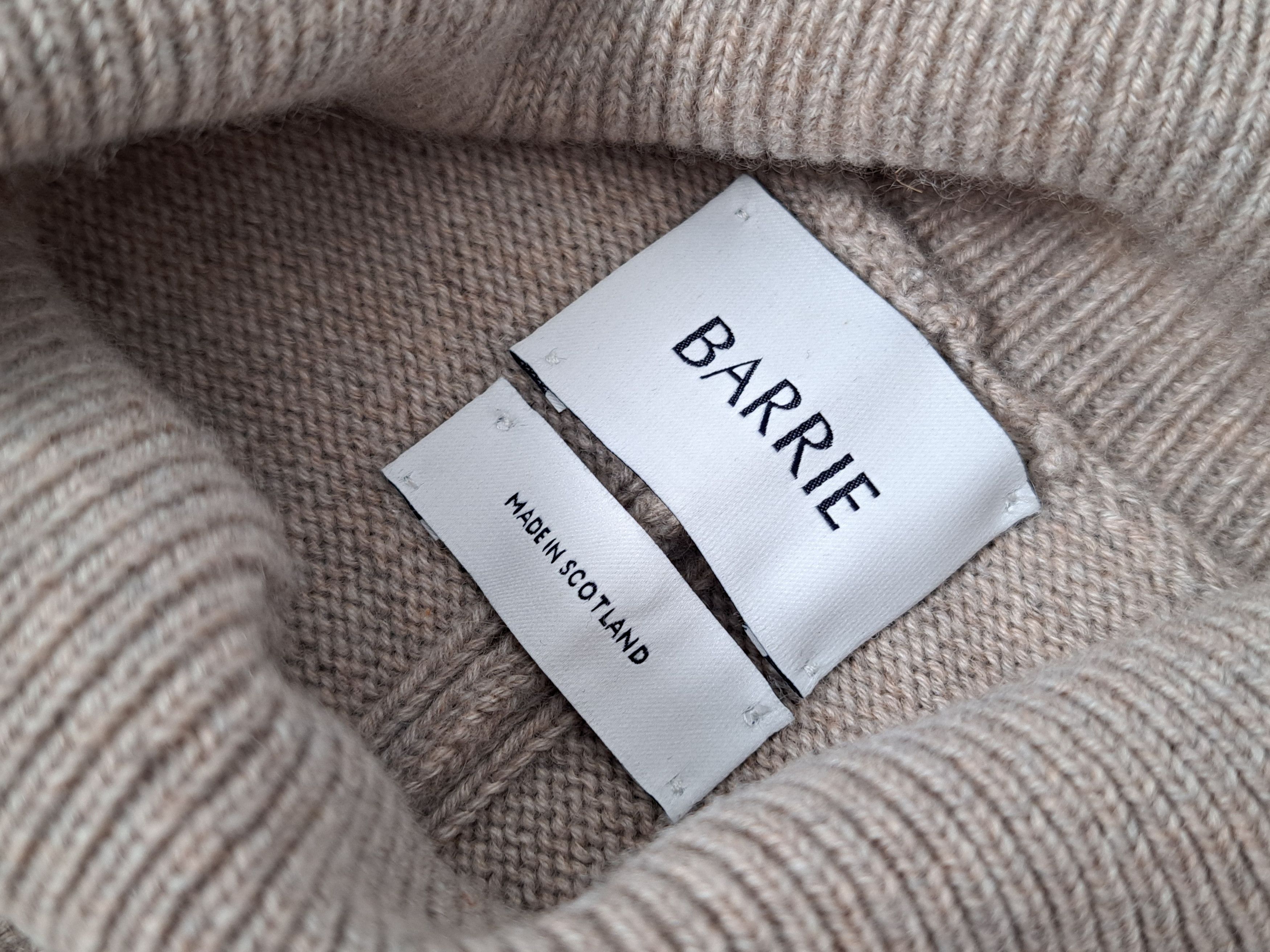 Barrie BARRIE Iconic oversized roll-neck cashmere jumper. Size L Size L / US 10 / IT 46 - 7 Thumbnail