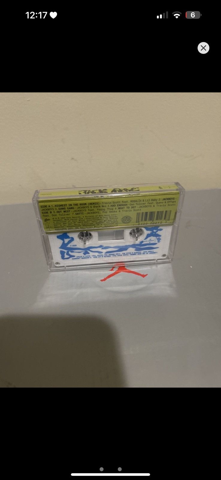 Travis Scott Jackboys Cassette Collectible Size ONE SIZE - 2 Thumbnail
