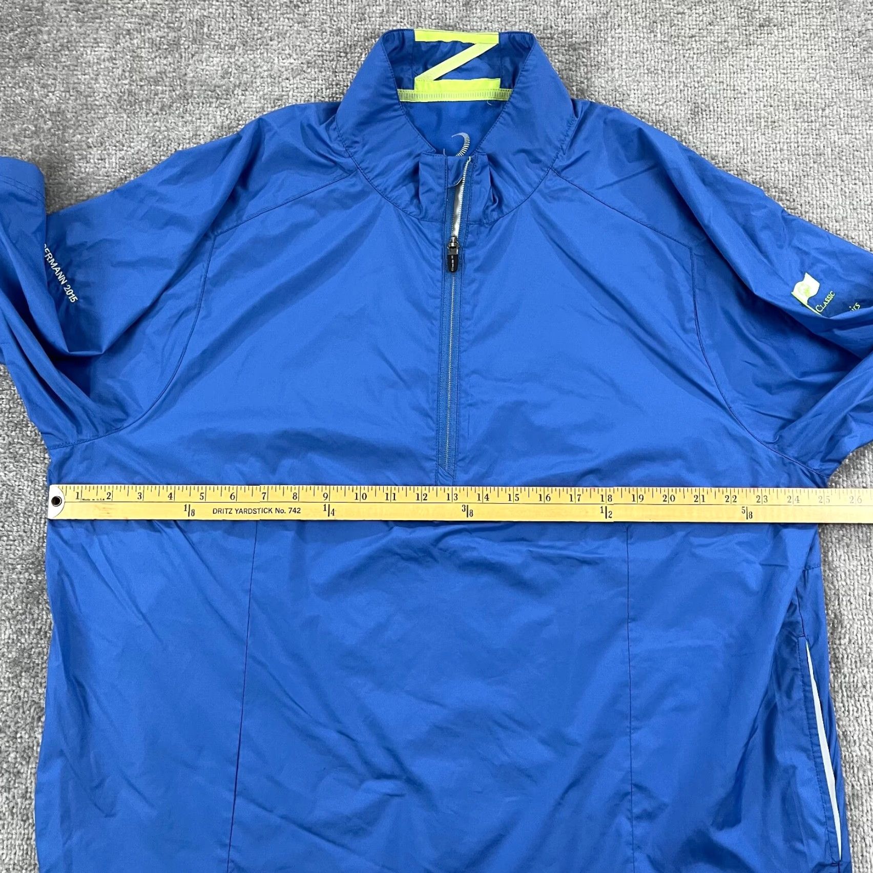 Vintage ZERO RESTRICTION Jacket Men XL Blue Bidermann DE Special Olympics 1/2 Sleeve Zip Size US XL / EU 56 / 4 - 7 Thumbnail