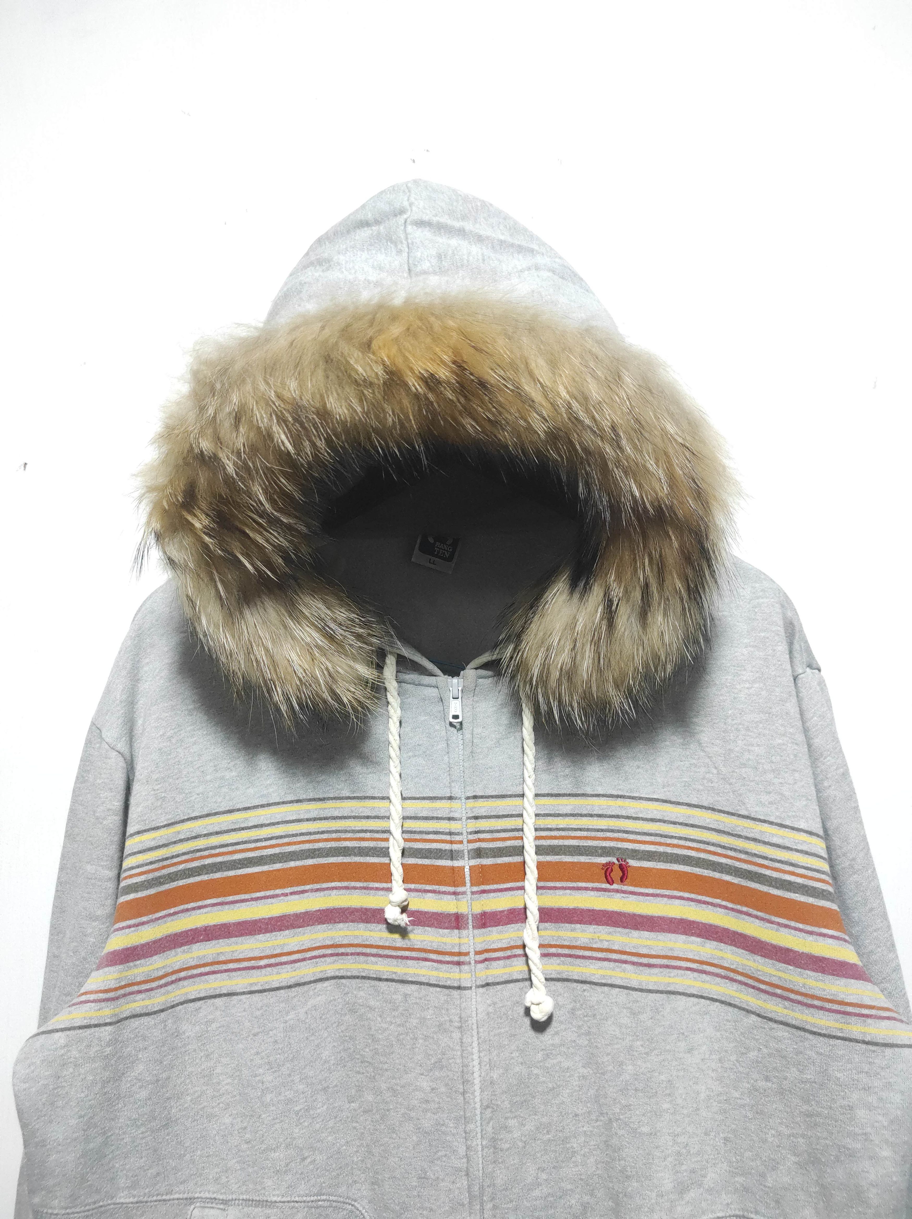 Hang Ten Hang Ten Zipper Fur Hoodie IfSixWasNine LGB style Size US L / EU 52-54 / 3 - 2 Thumbnail