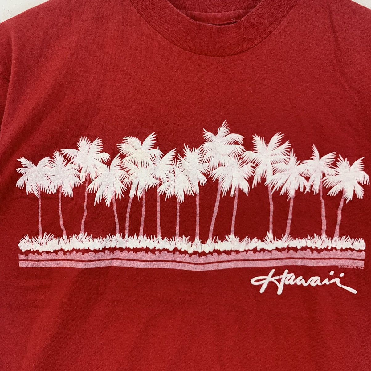 Vintage Vintage 80’ HAWAII SUNSTROKES ART Tee Shirt Size US M / EU 48-50 / 2 - 3 Thumbnail