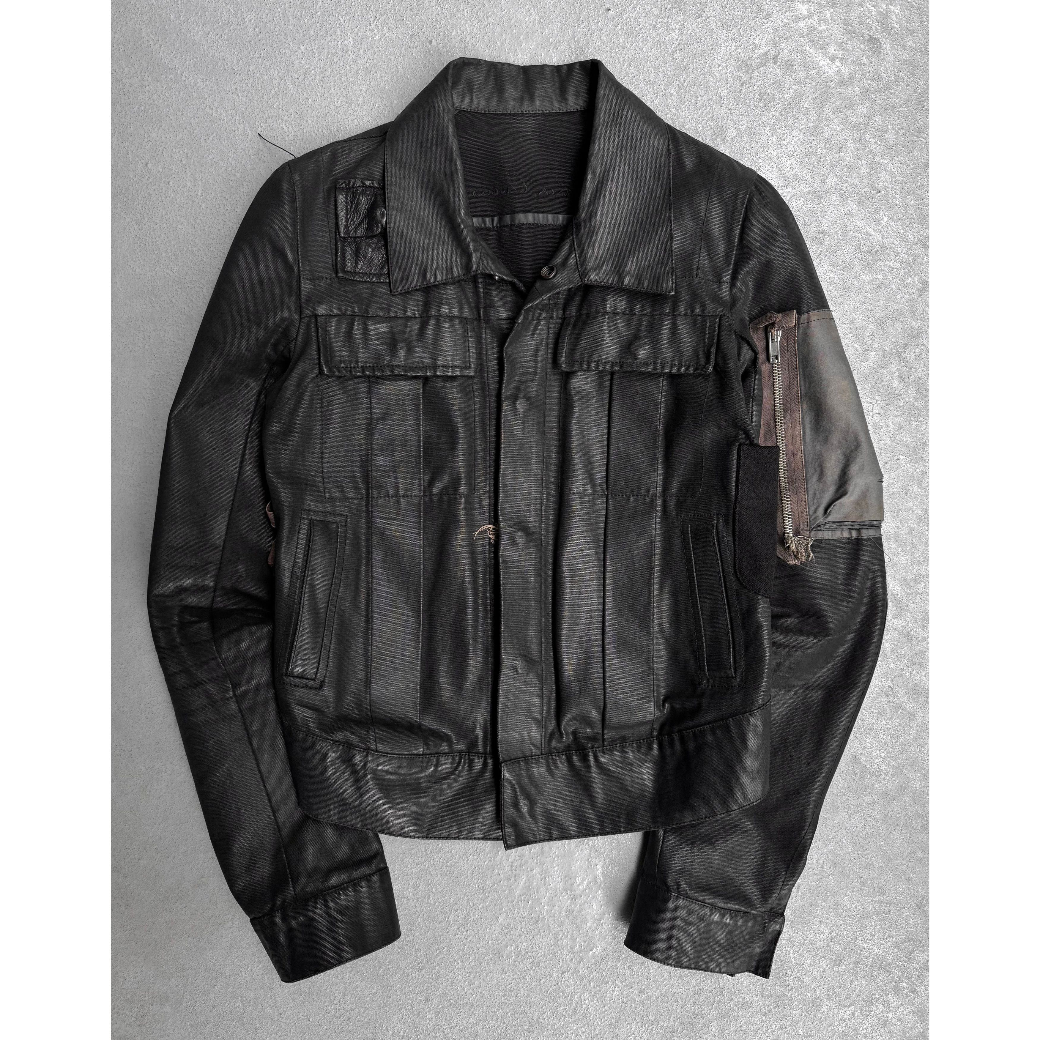 Rick Owens RICK OWENS SLAB MOUTON DENIM JACKET. | Grailed