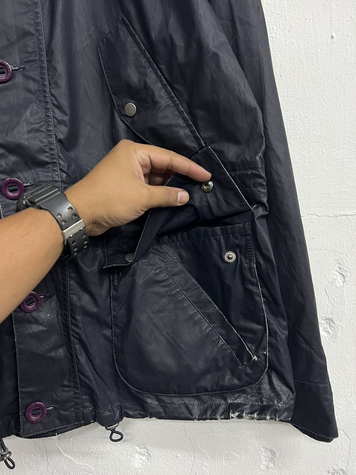 Barbour × Vintage Barbour Carbon Durham Kagoule Jacket Mens Size US M / EU 48-50 / 2 - 7 Thumbnail