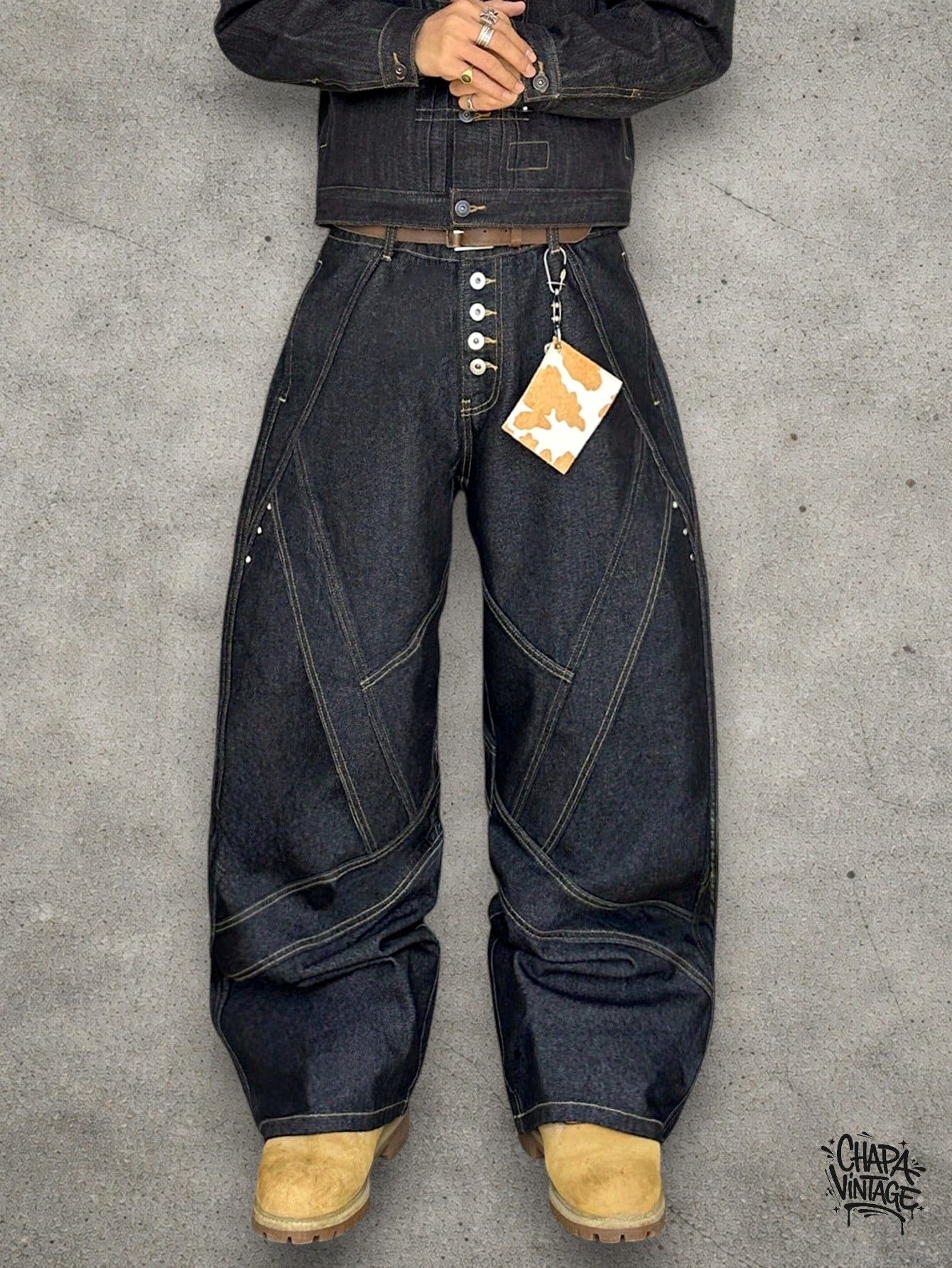 Vintage Baggy vintage jeans Size US 32 / EU 48 - 1 Thumbnail