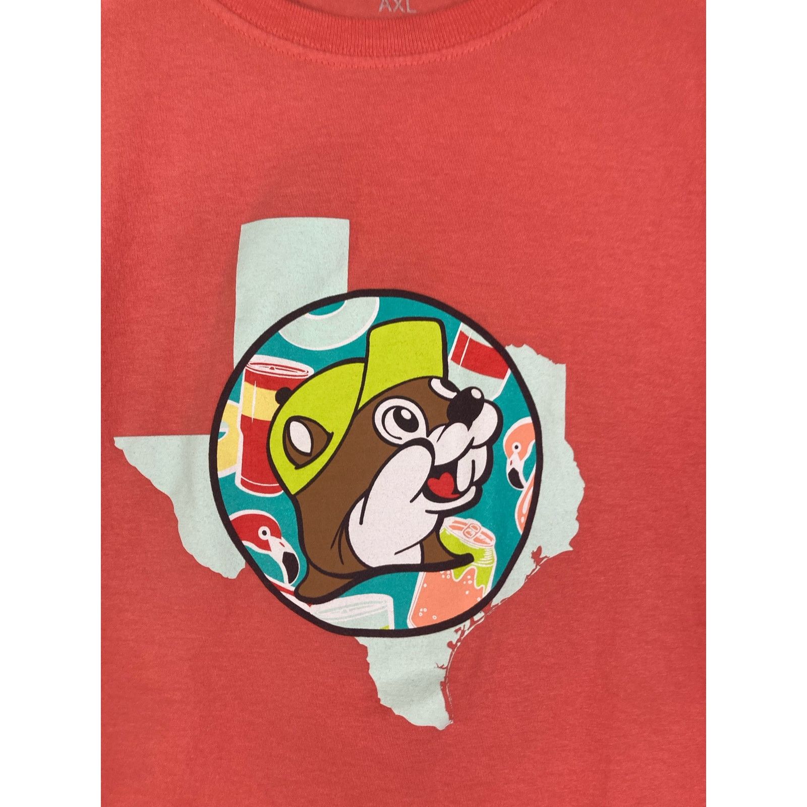 Other Buc-ee's Float Texas Rivers Graphic T-Shirt Small Coral Size US S / EU 44-46 / 1 - 6 Thumbnail