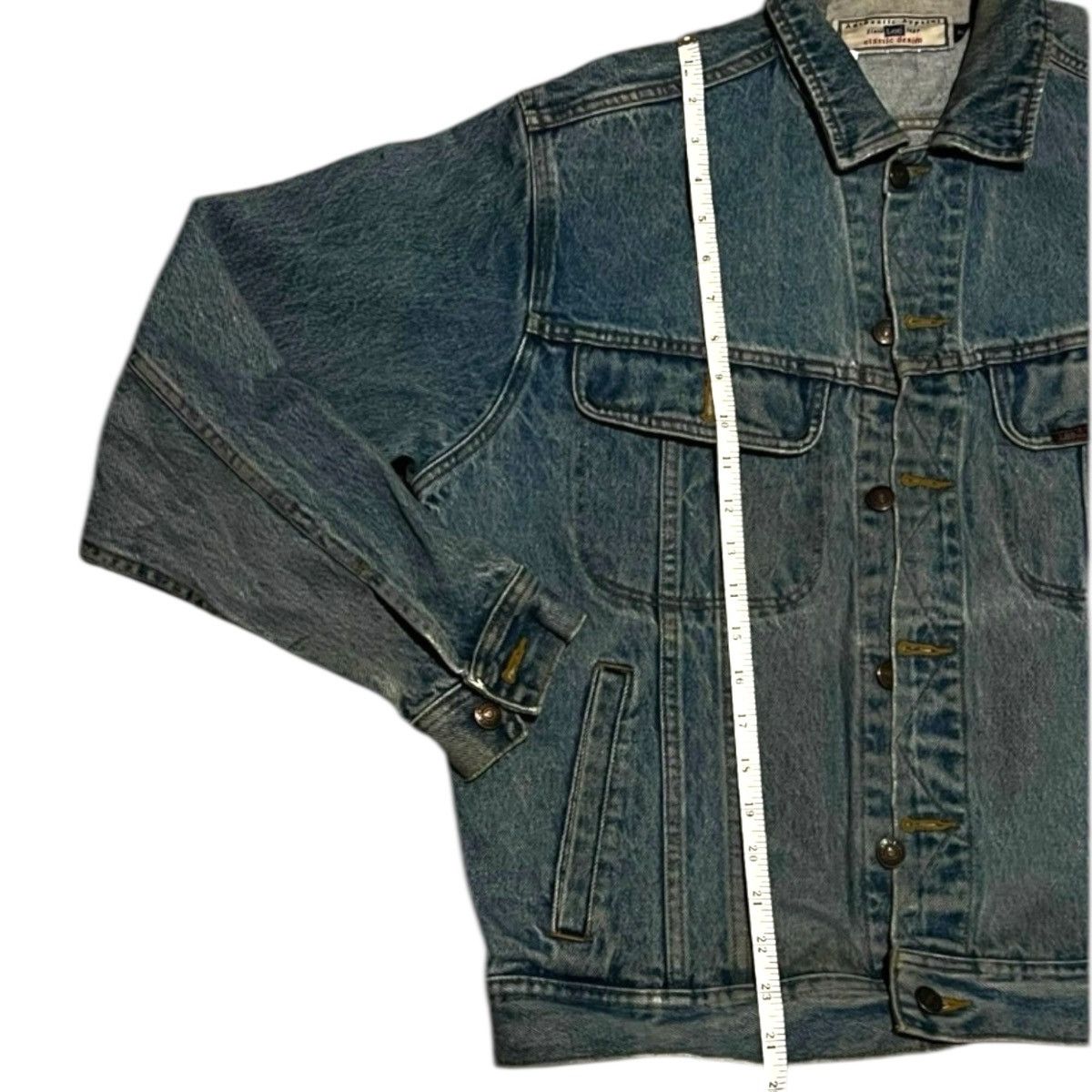 Lee Vintage Harley Davidson Lee Light Wash Jean Jacket Size US M / EU 48-50 / 2 - 5 Thumbnail