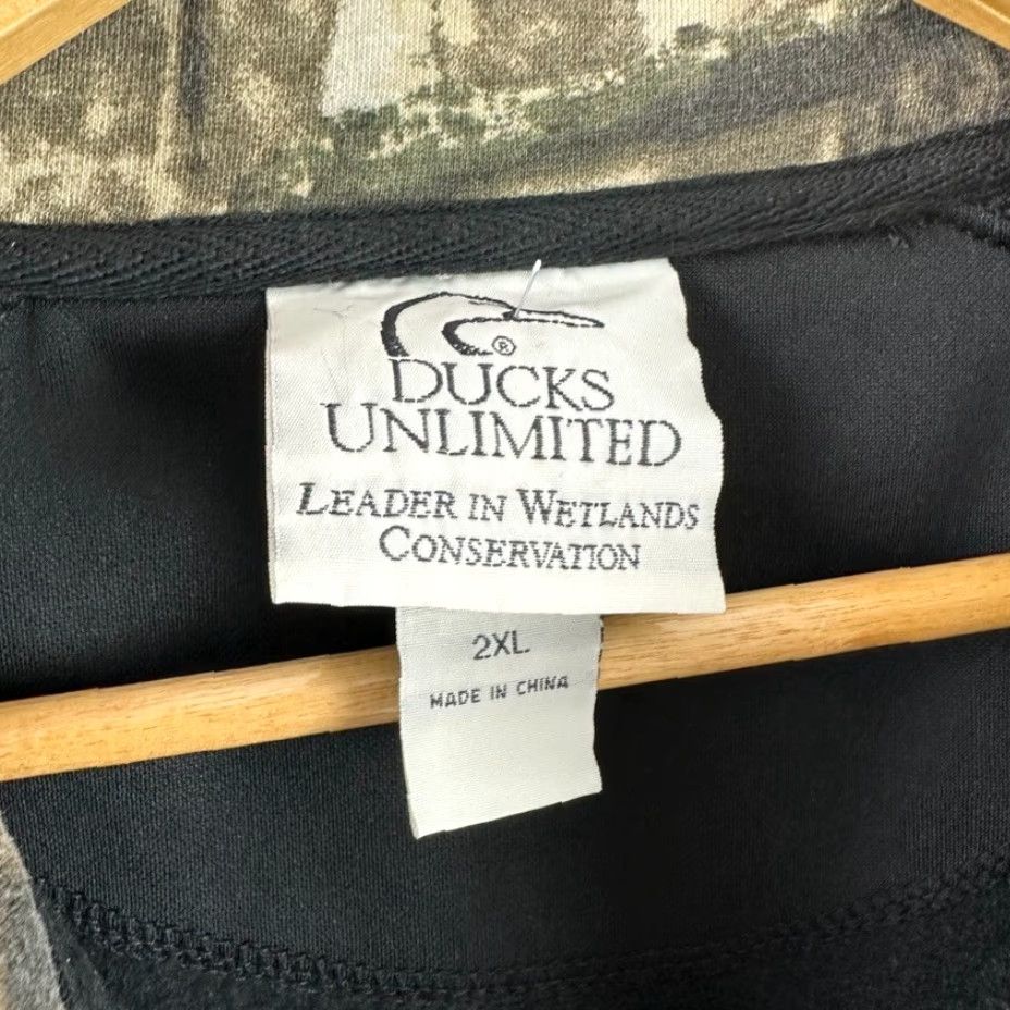 Vintage Ducks Unlimited Men’s 2XL Black 1/4 Zip Pullover 75th Anniversary 1936-2012 Size US XXL / EU 58 / 5 - 3 Thumbnail