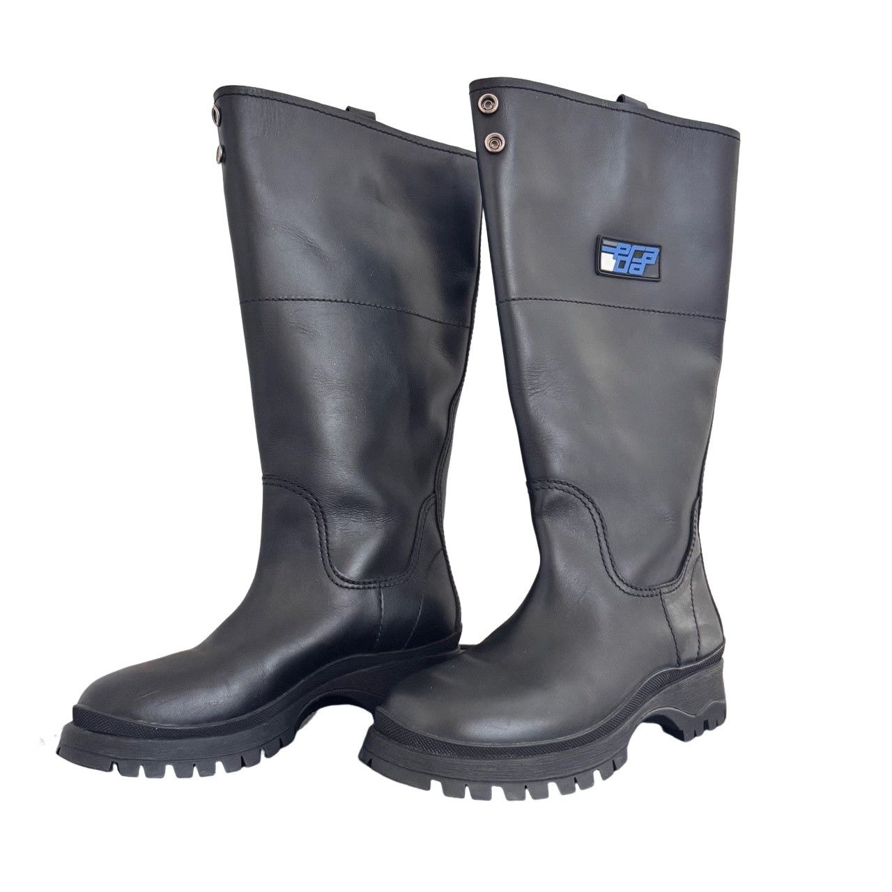 Prada Prada Logo Rain Boots Size 37 Size US 7 / IT 37 - 1 Thumbnail