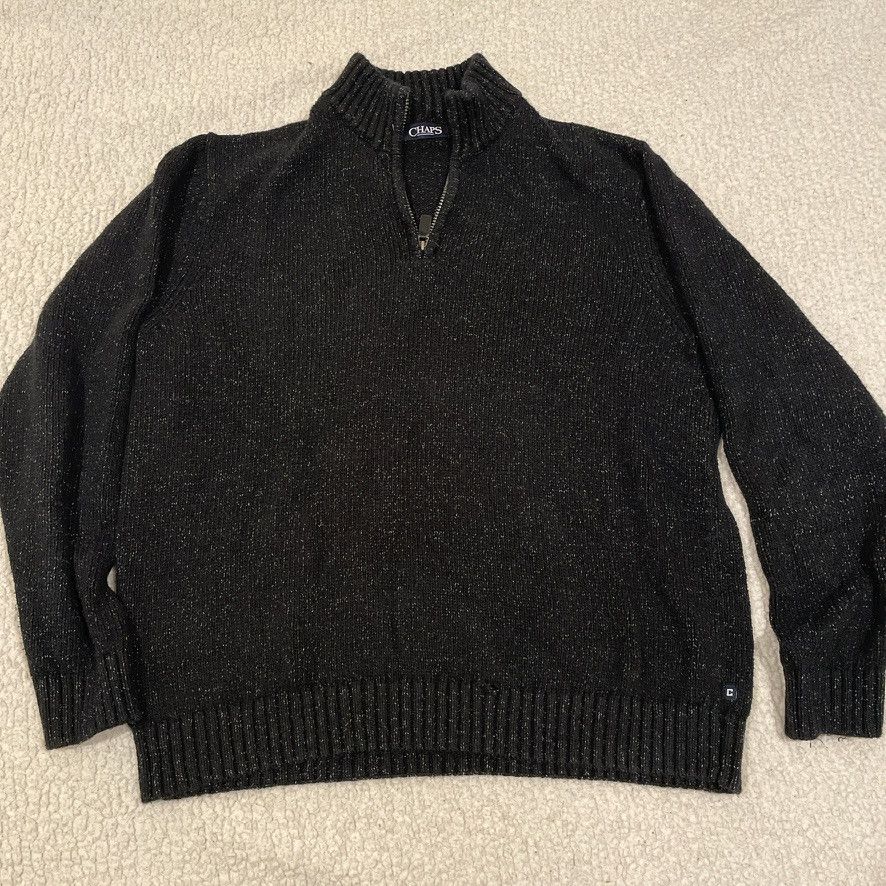 Chaps Chaps vintage 00s quarter-zip sweater Size US XL / EU 56 / 4 - 1 Thumbnail