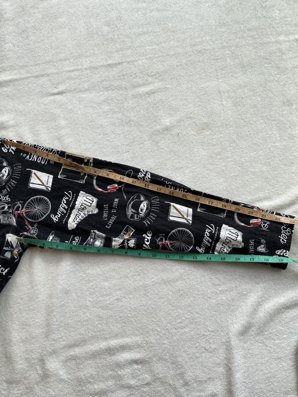 Japanese Brand Ciao Indenture Pattern Shirt Size US L / EU 52-54 / 3 - 7 Thumbnail