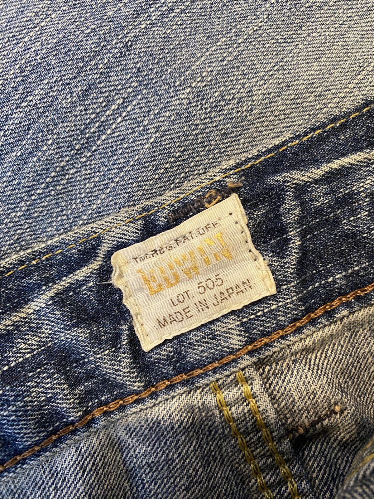 Edwin Edwin Japan Selvedge Washed Blue Denim Vintage Size US 34 / EU 50 - 12 Thumbnail