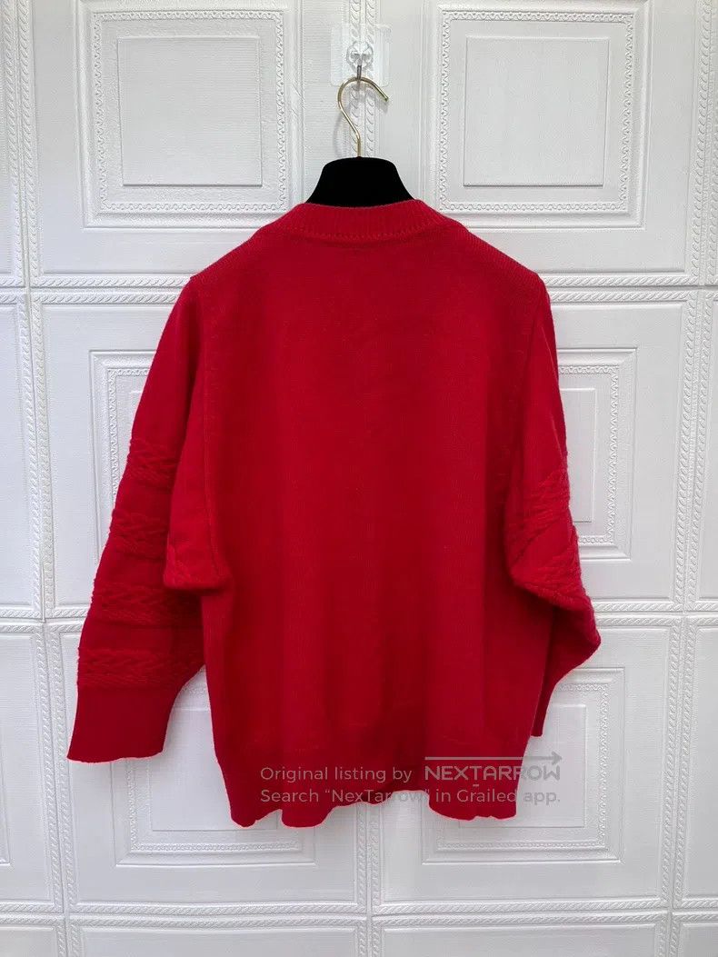 Hermes Hermes Red Cashmere Knit Top Size XXS / US 00 / IT 34 - 4 Thumbnail
