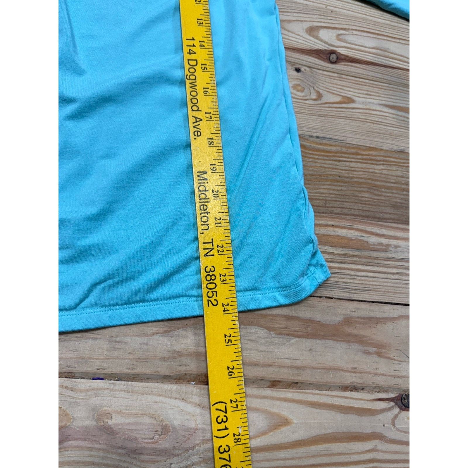 Other Talbots Top Women M Blue Scoop Neck Tee Rayon Stretch Casual Size M / US 6-8 / IT 42-44 - 4 Thumbnail