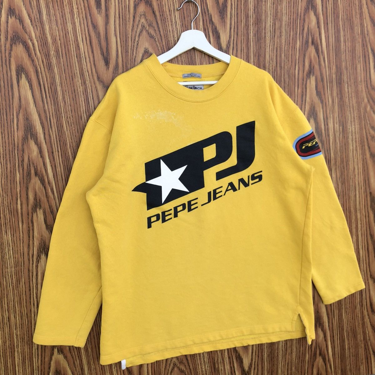Pepe Jeans Vintage Pepe Jeans Large Logo Sweatshirt Size US L / EU 52-54 / 3 - 2 Thumbnail