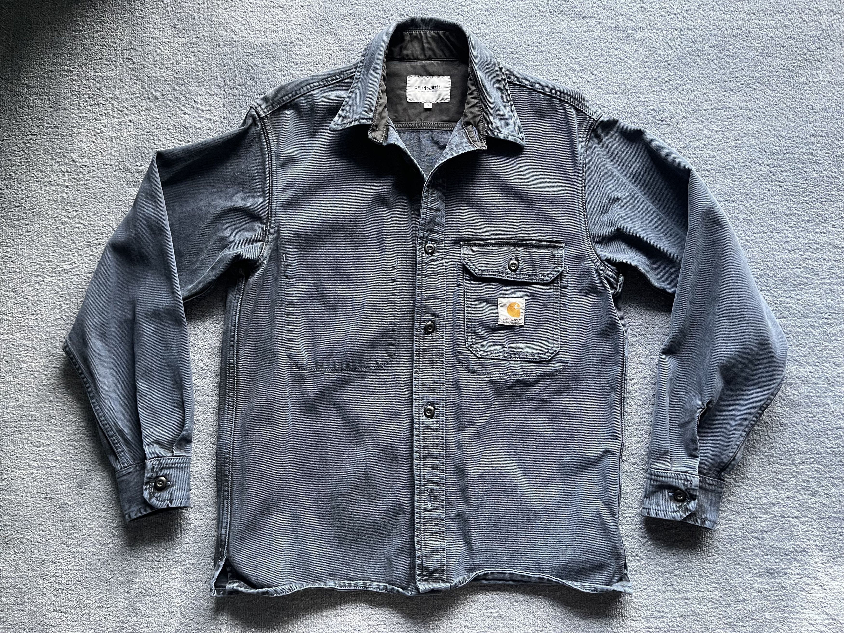 Carhartt WIP Reno Shirt Jacket Mizar Blue Worn Once!