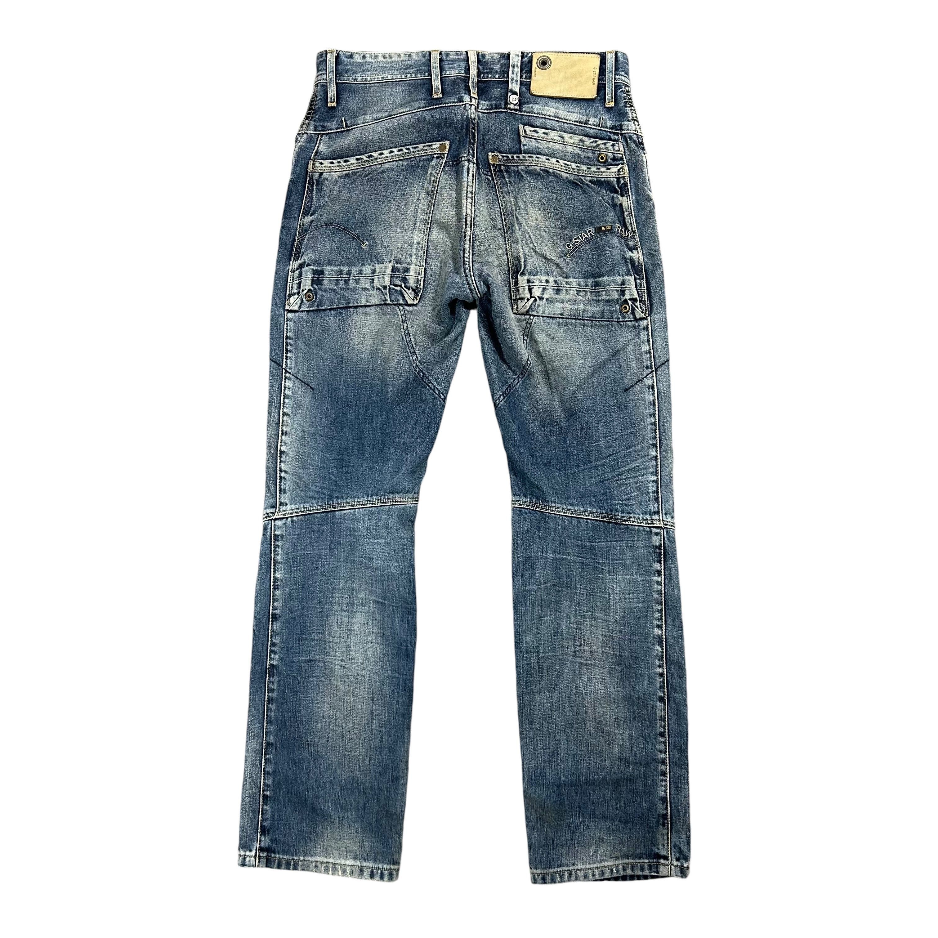 G-Star G-star Raw Regular Straight Blue Denim Jeans W30L32 Size US 30 / EU 46 - 2 Thumbnail