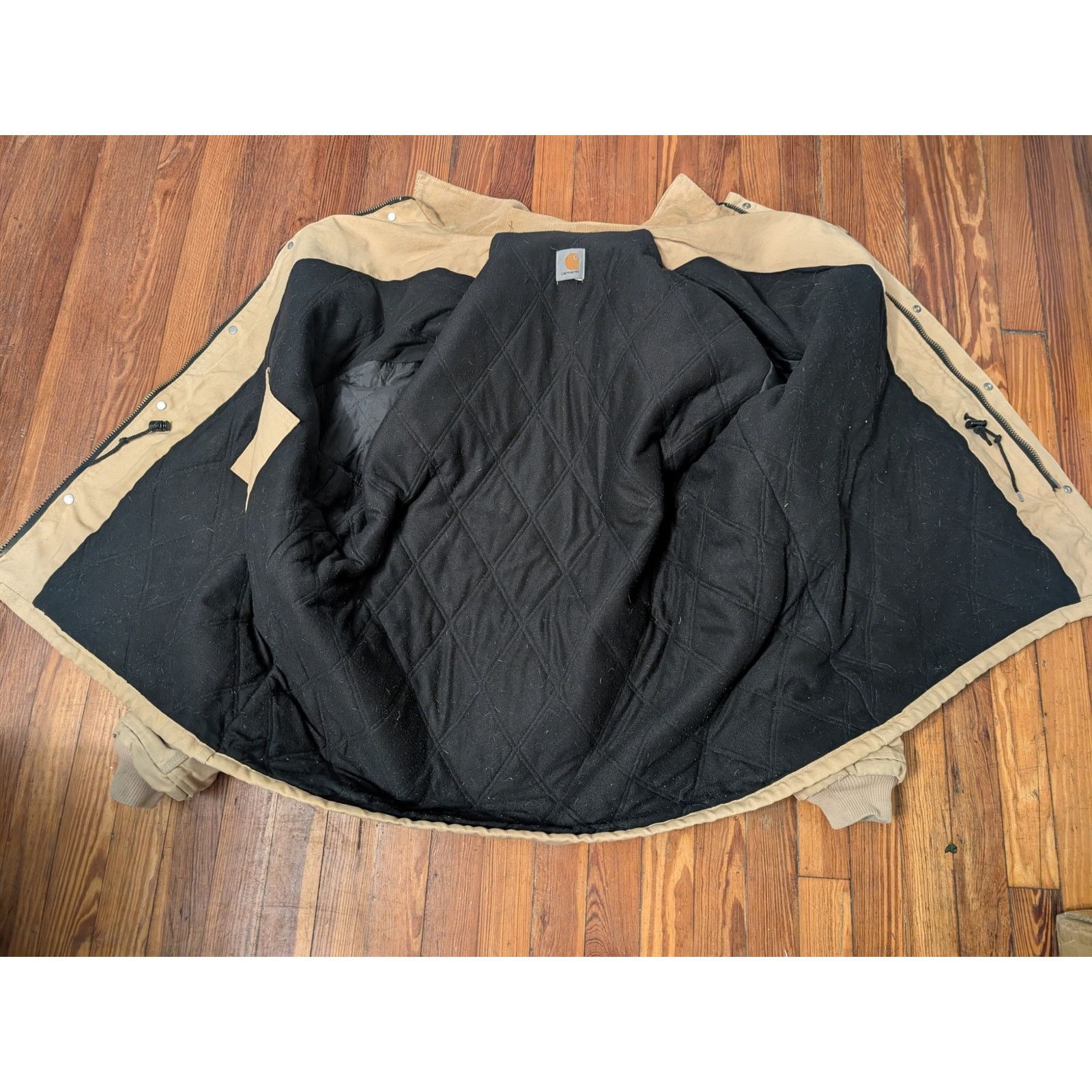 Carhartt Carhartt VTG Chore Field Jacket Quilted Lined C08WET 2XL Size US XXL / EU 58 / 5 - 6 Thumbnail