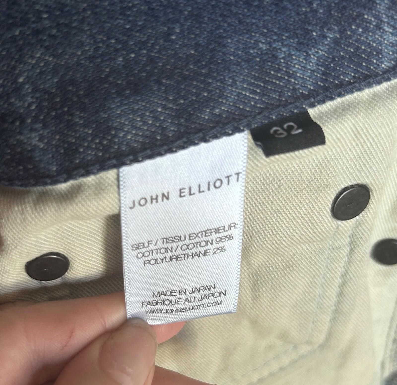 John Elliott John Elliott Skinny Jeans Blue W32 Made in Japan Denim Size US 32 / EU 48 - 4 Thumbnail