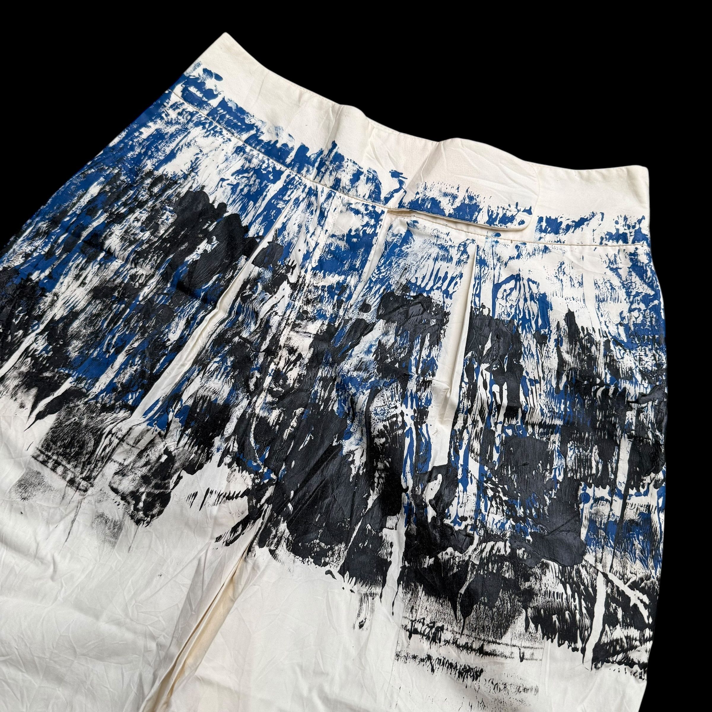 Bottega Veneta Bottega Veneta Resort 2014 Roller Painted Bermuda Shorts Size 28" / US 6 / IT 42 - 4 Thumbnail