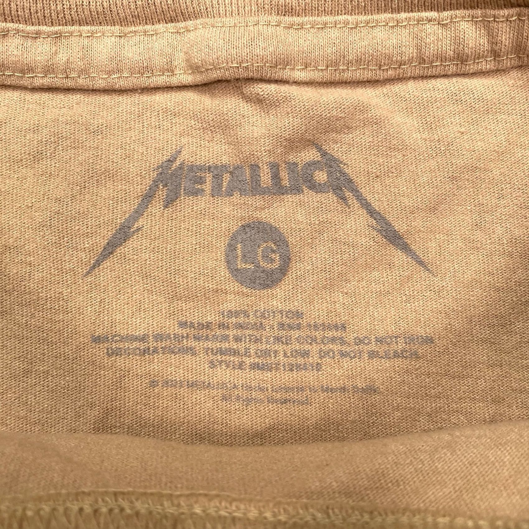 Vintage METALLICA Shirt Large Mens 2022 Pushead Art Dog Tags Oversized Fit 90s Size US L / EU 52-54 / 3 - 4 Thumbnail