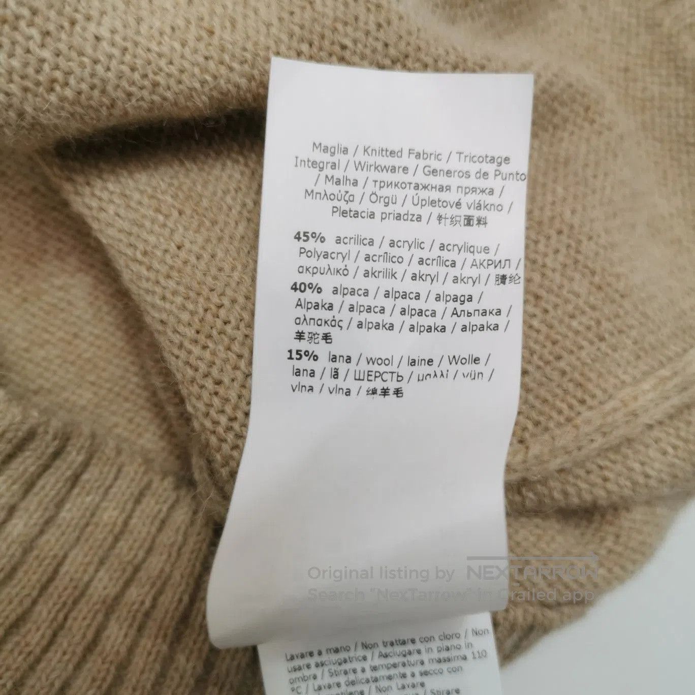 Weekend Max Mara Weekend Max Mara Alpaca Wool Blend Logo Sweater XS. Size XL / US 12-14 / IT 48-50 - 8 Thumbnail