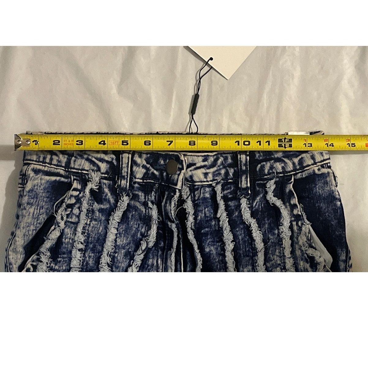 Other Pretty Little Thing Flare Jean - Size: 8 - Washed Blue Size 30" / US 8 / IT 44 - 7 Thumbnail