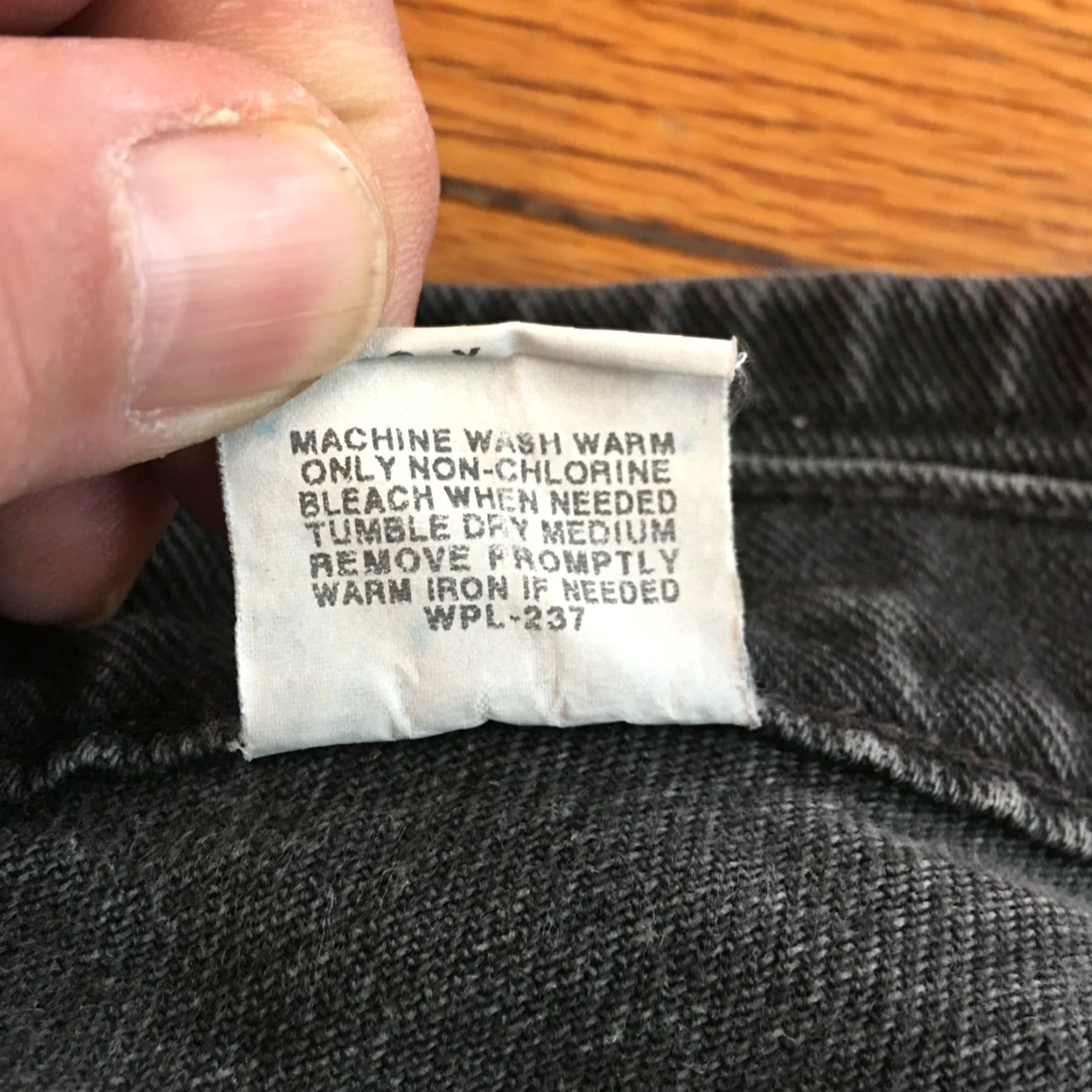 Cherokee Cherokee Mens Jeans Shorts Black Size 42 Regular Fit Denim 9in Inseam Casual Belt Loops 5-Pocket US Mexico Size US 42 / EU 58 - 4 Thumbnail