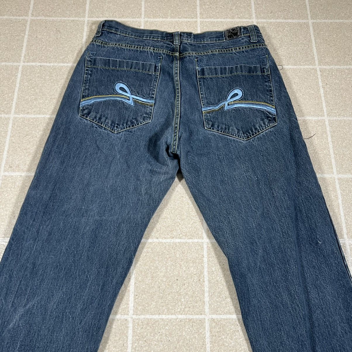 Other Vintage Y2K Embroidered Blue Denim Jeans Baggy Men’s Size 34 Size US 34 / EU 50 - 2 Thumbnail