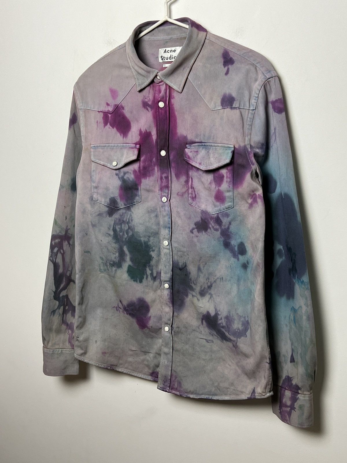 Acne Studios acne vintage travis flannel shirt tie dye y2k Size US M / EU 48-50 / 2 - 3 Thumbnail