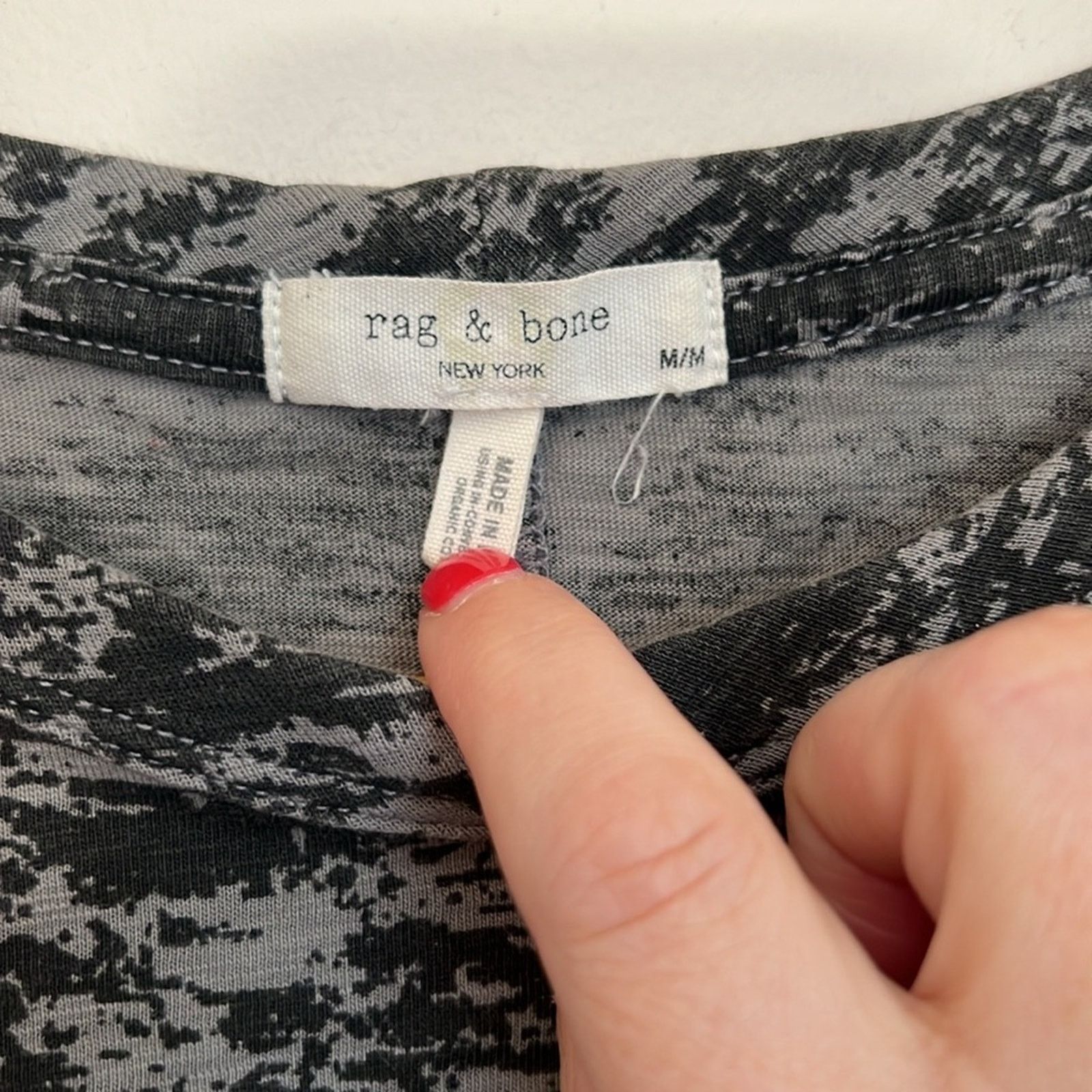 Rag & Bone rag & bone All Over Camo Cotton Short Sleeve T-Shirt Size M / US 6-8 / IT 42-44 - 4 Thumbnail