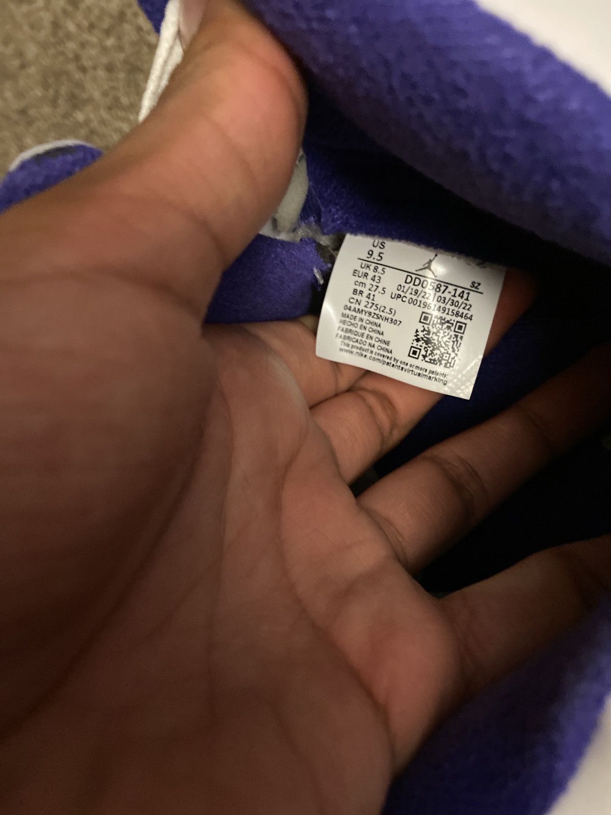 Jordan Brand × Nike Jordan 5 concord size 9.5 Size US 9.5 / EU 42-43 - 5 Thumbnail
