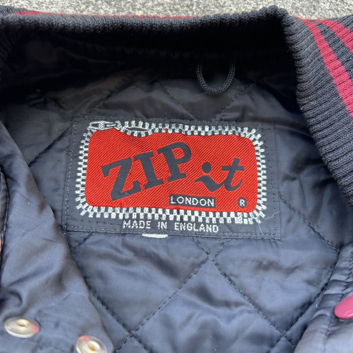 Vintage Vintage ZIP it London Los Angeles California Bomber jacket Size US L / EU 52-54 / 3 - 17 Thumbnail