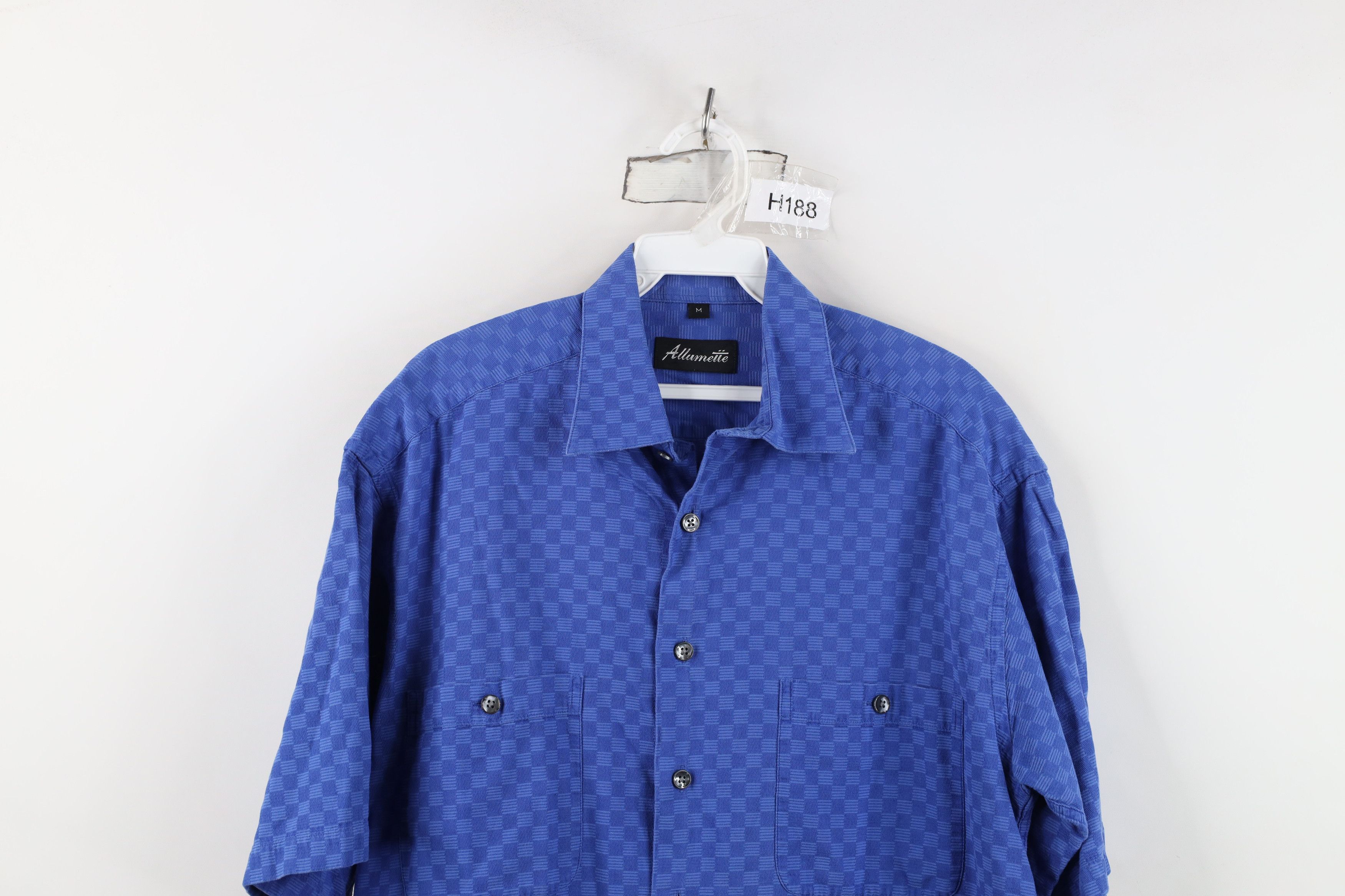 Vintage Vintage 90s Streetwear Checkered Short Sleeve Button Shirt Size US M / EU 48-50 / 2 - 2 Thumbnail