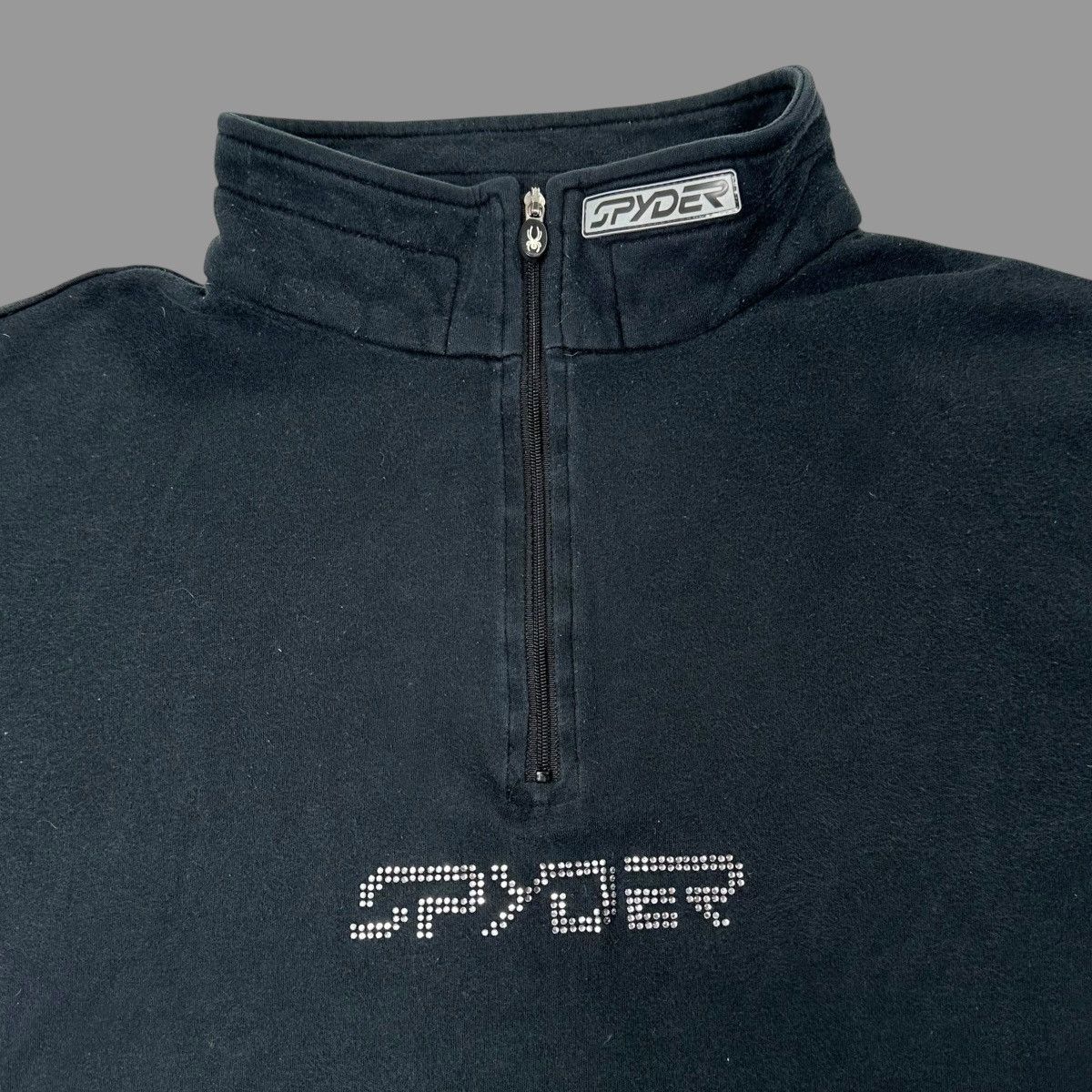 Spyder × Vintage Vintage 1990s cropped spyder half zip Size L / US 10 / IT 46 - 4 Thumbnail